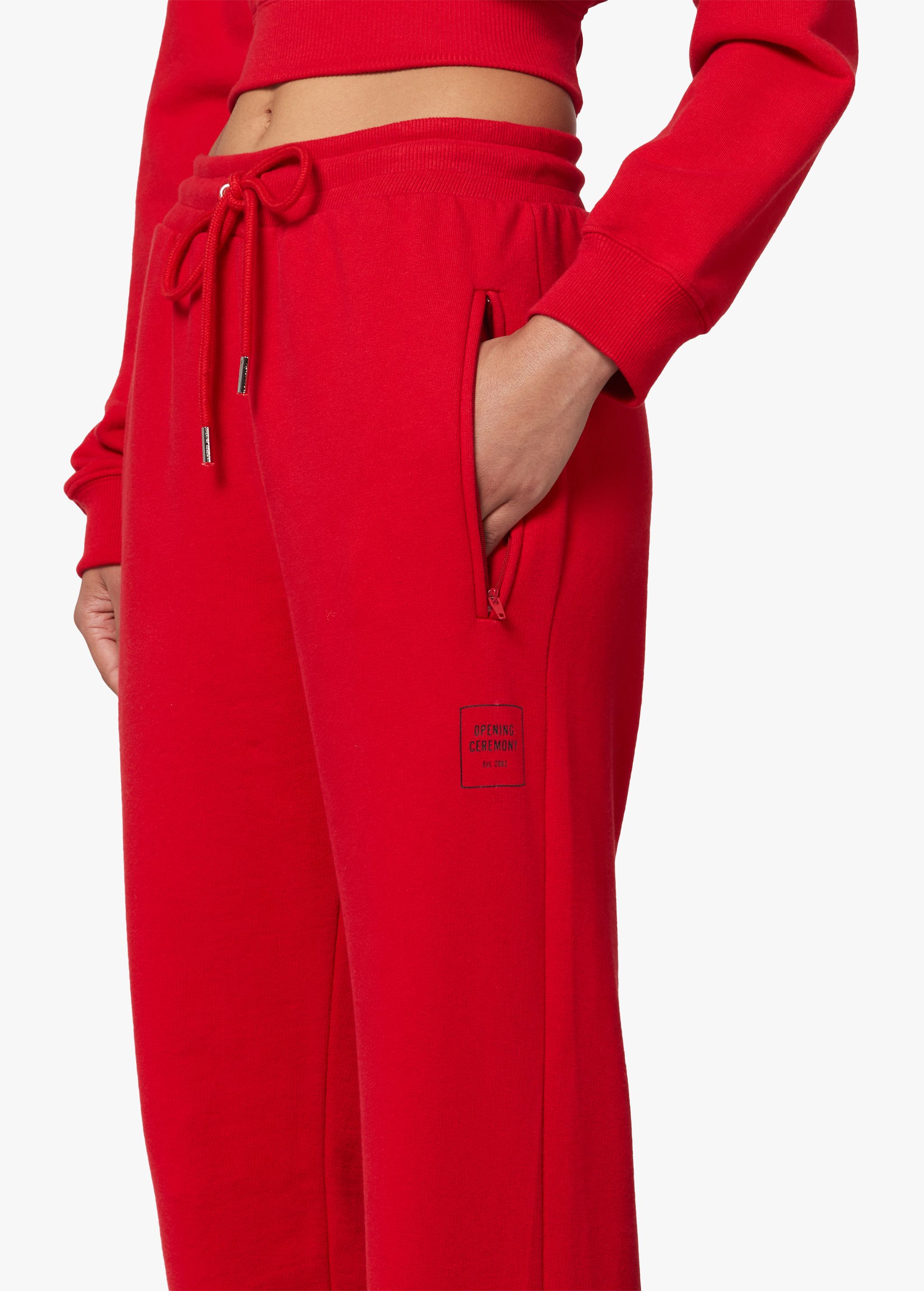 red free city sweatpants