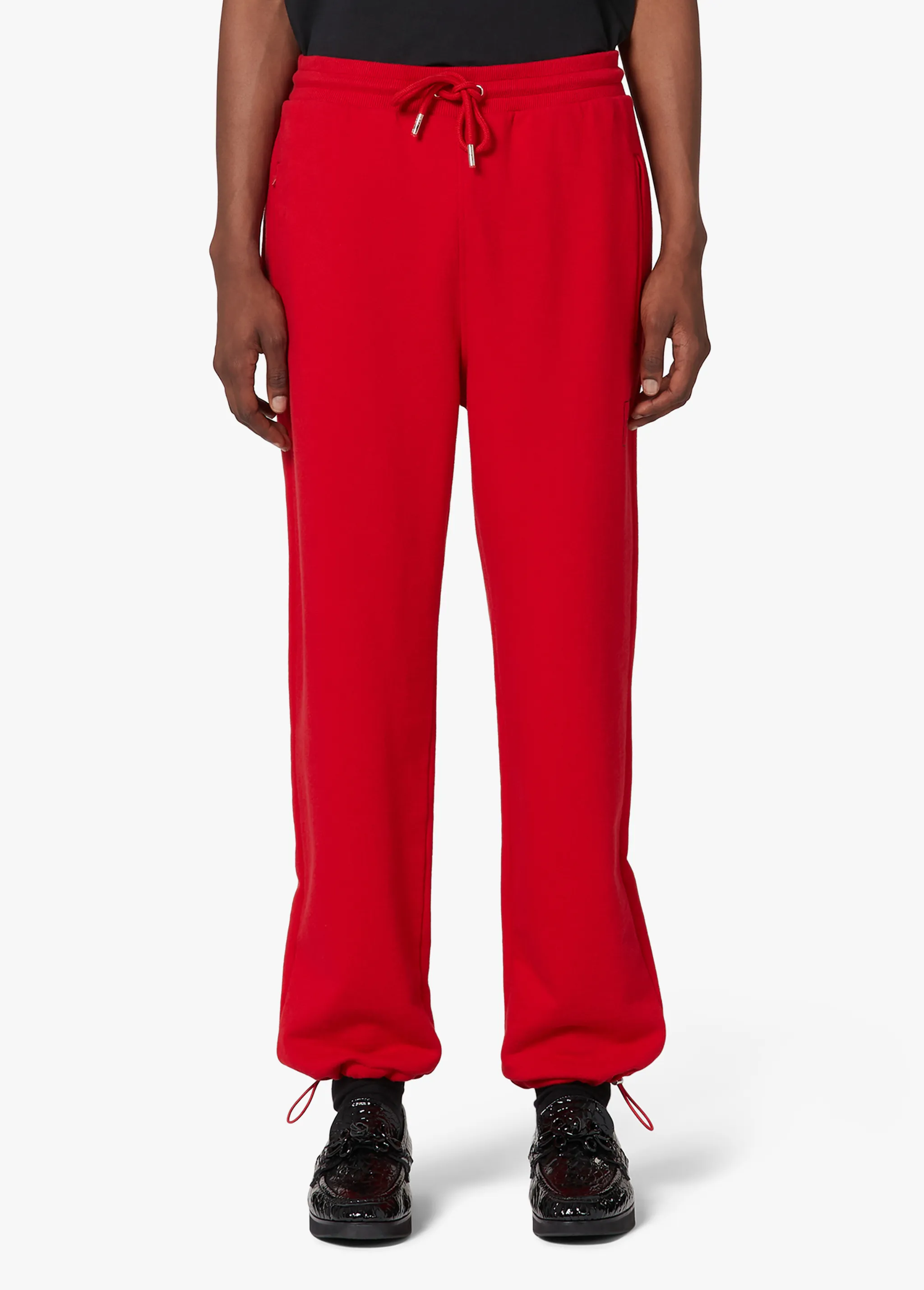 RED LOGO SWEATPANTS
