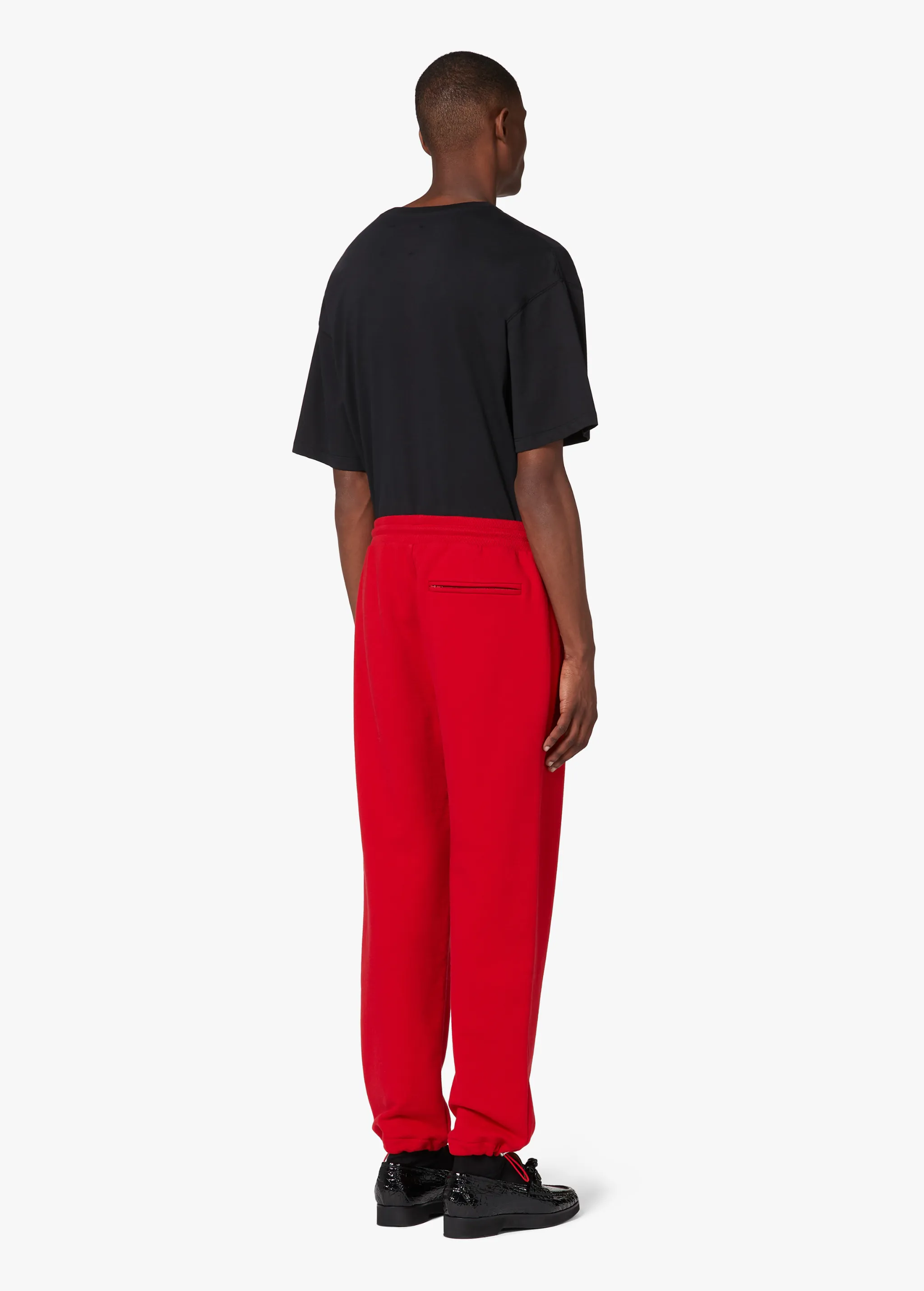 RED LOGO SWEATPANTS