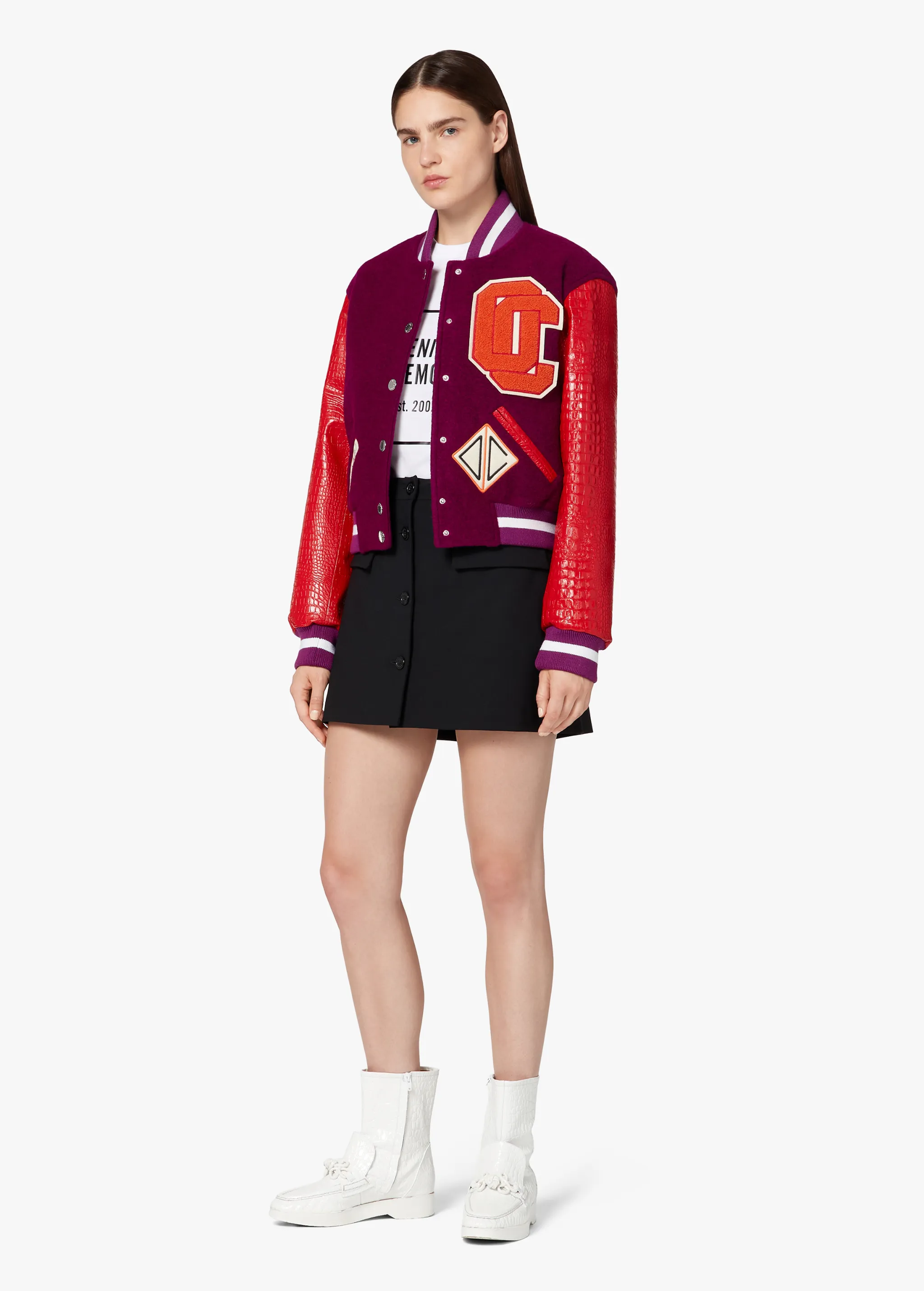 RED VARSITY JACKET