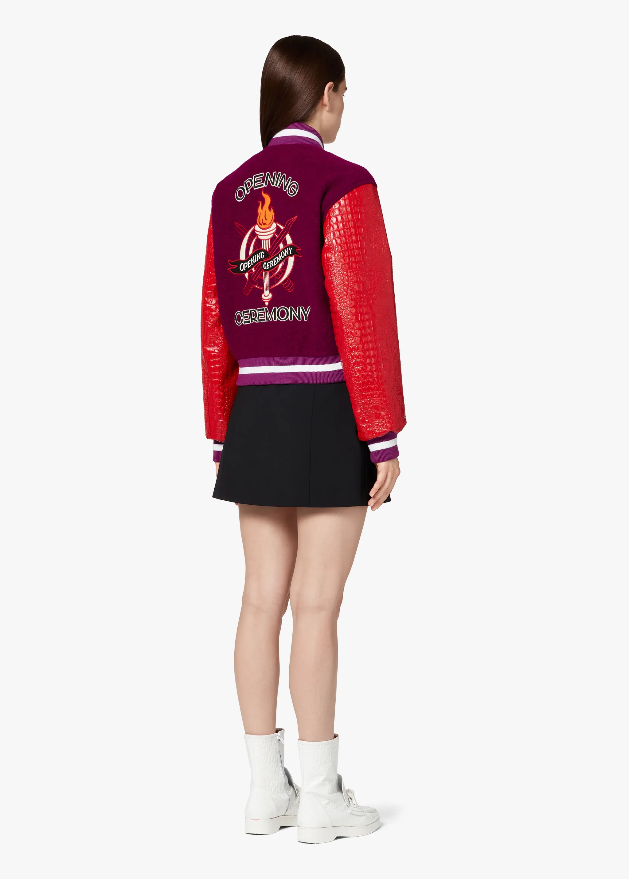 RED VARSITY JACKET