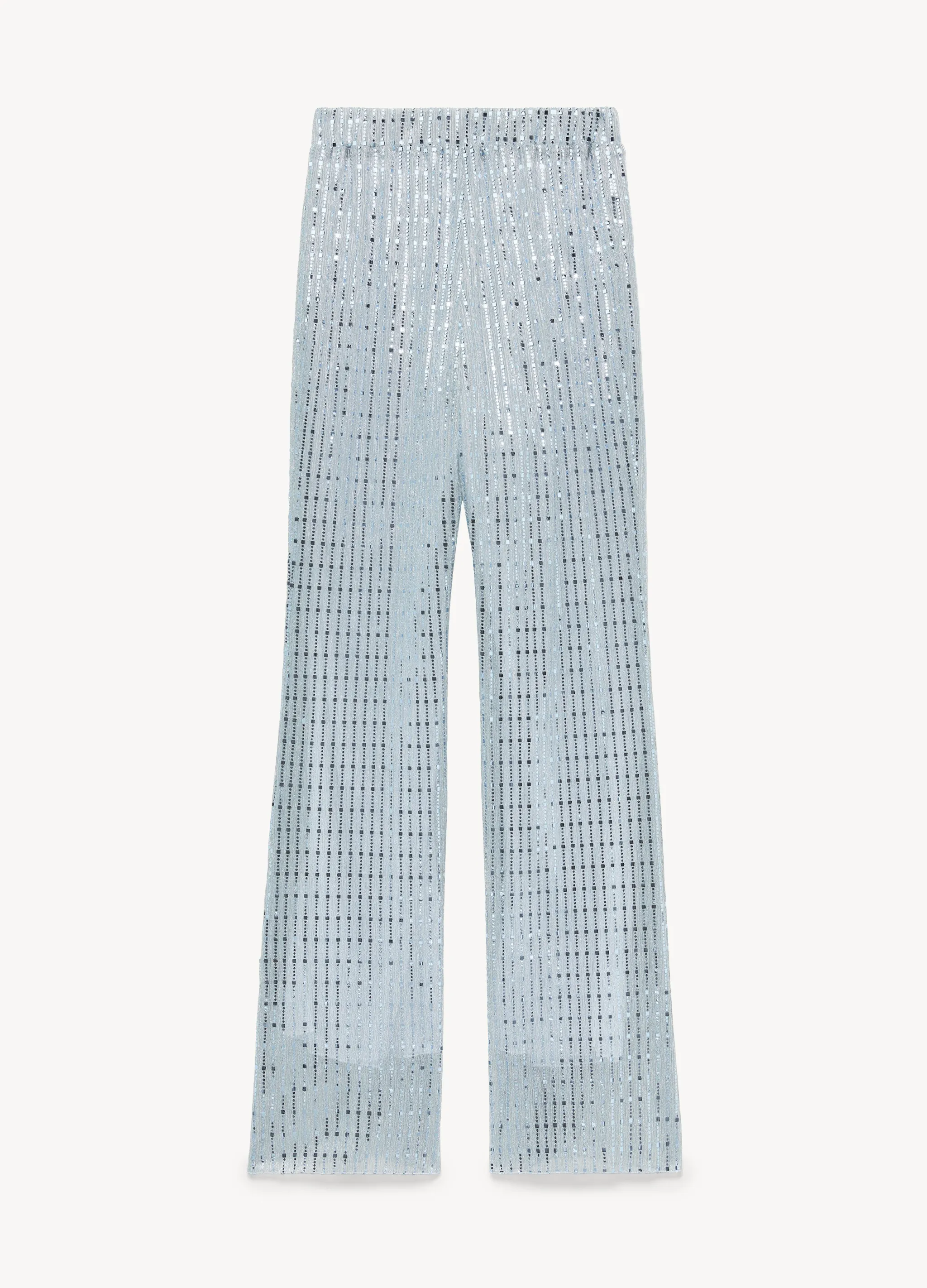 SEQUINS FLARE PANTS