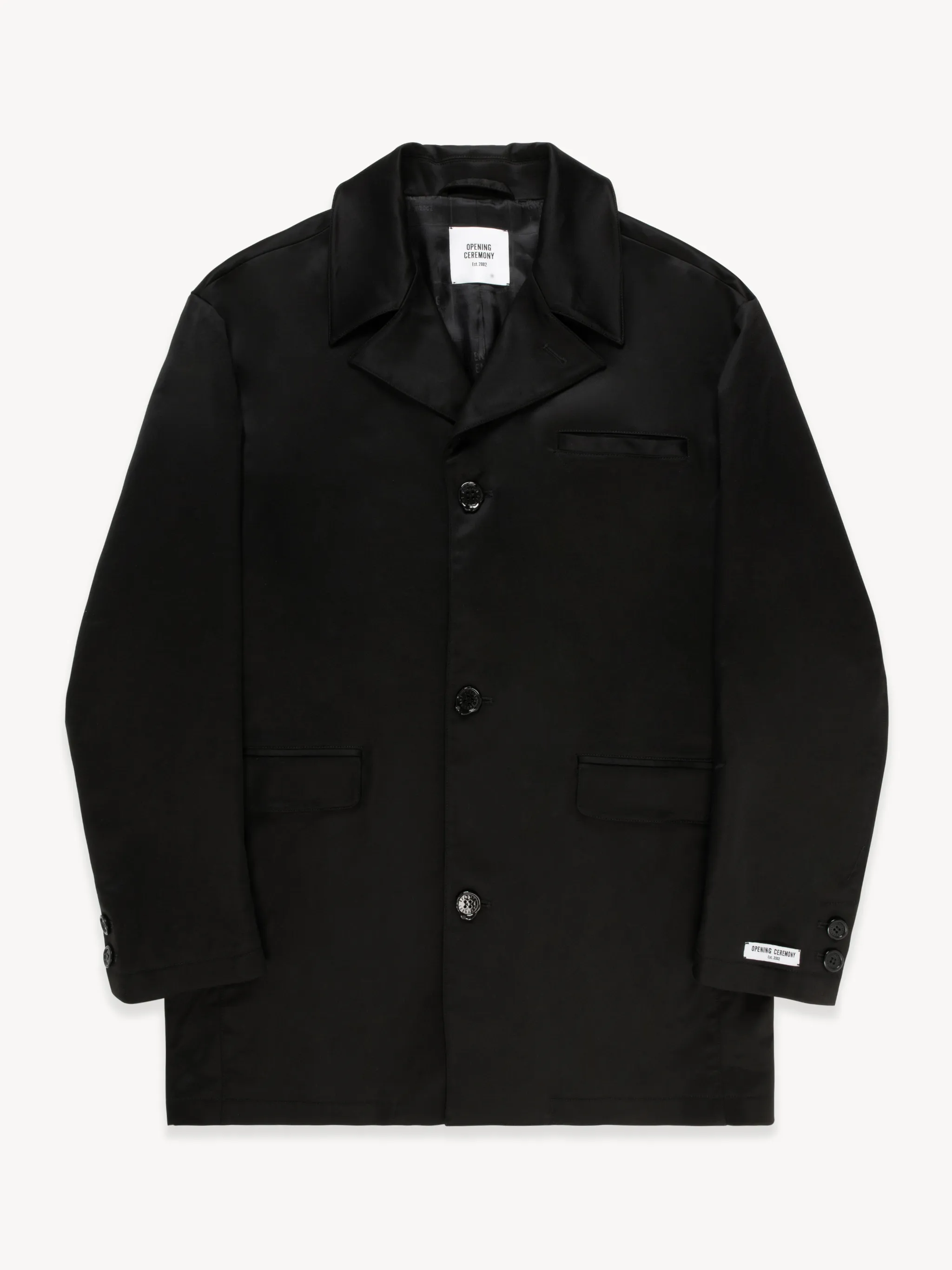 single-breasted coat