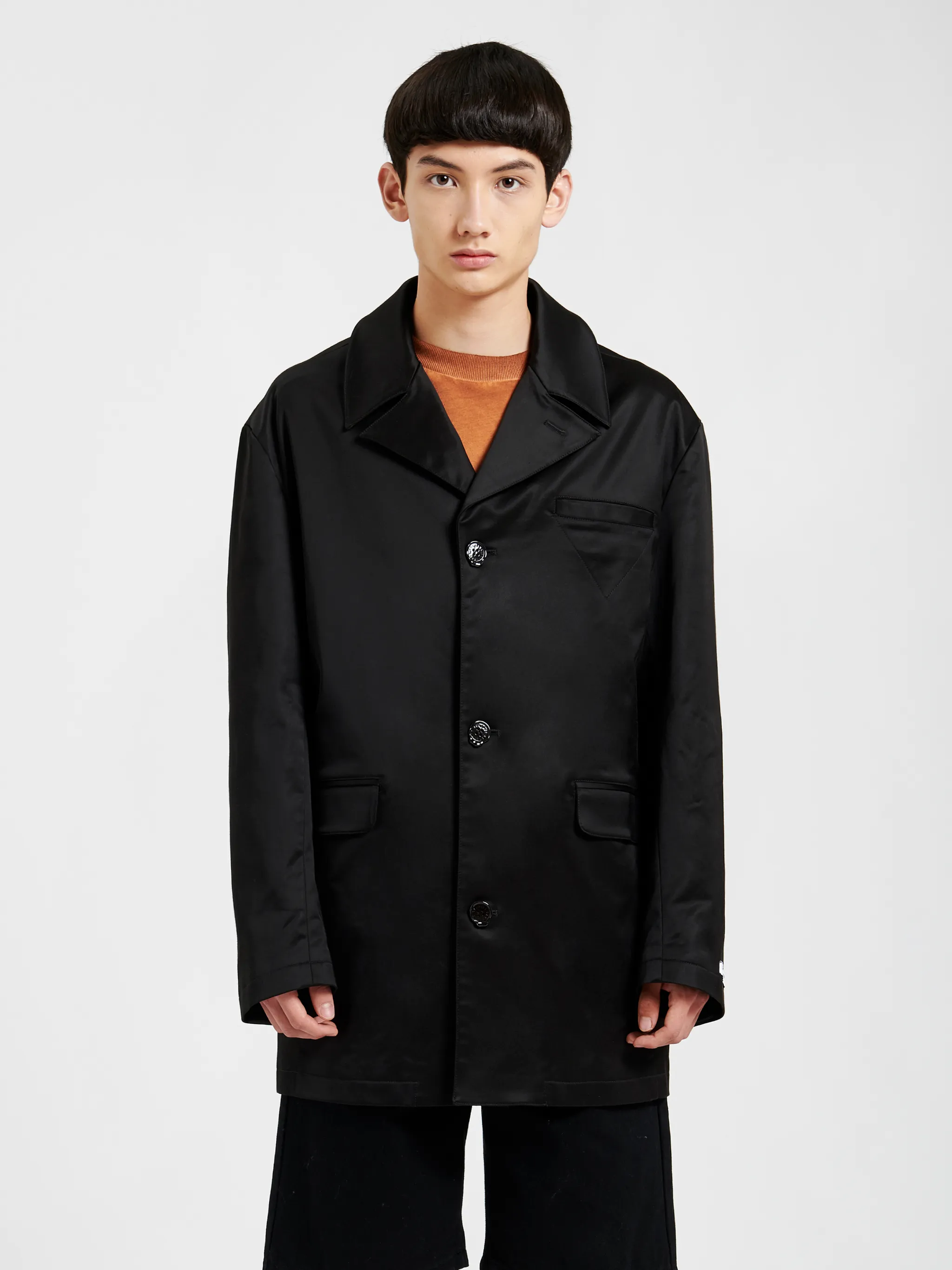 single-breasted coat