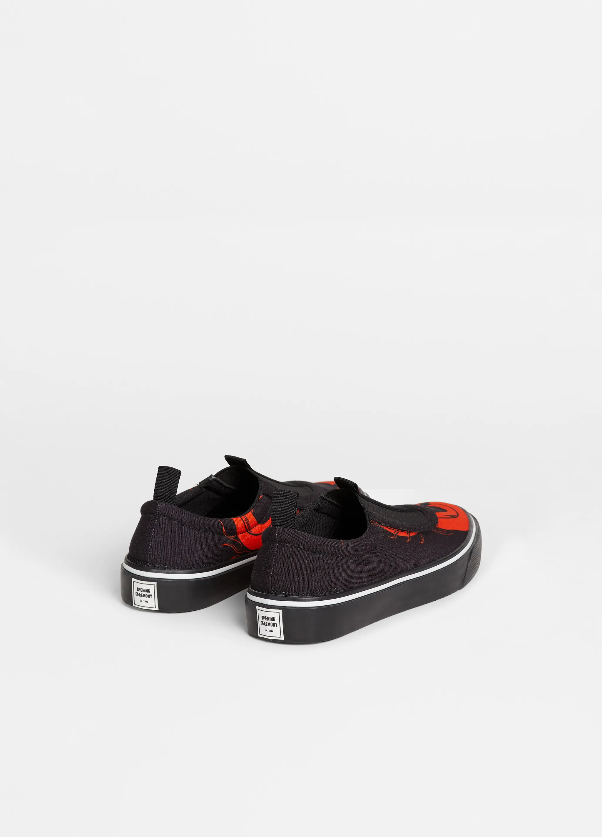 SLIP ON DRAGON PRINT