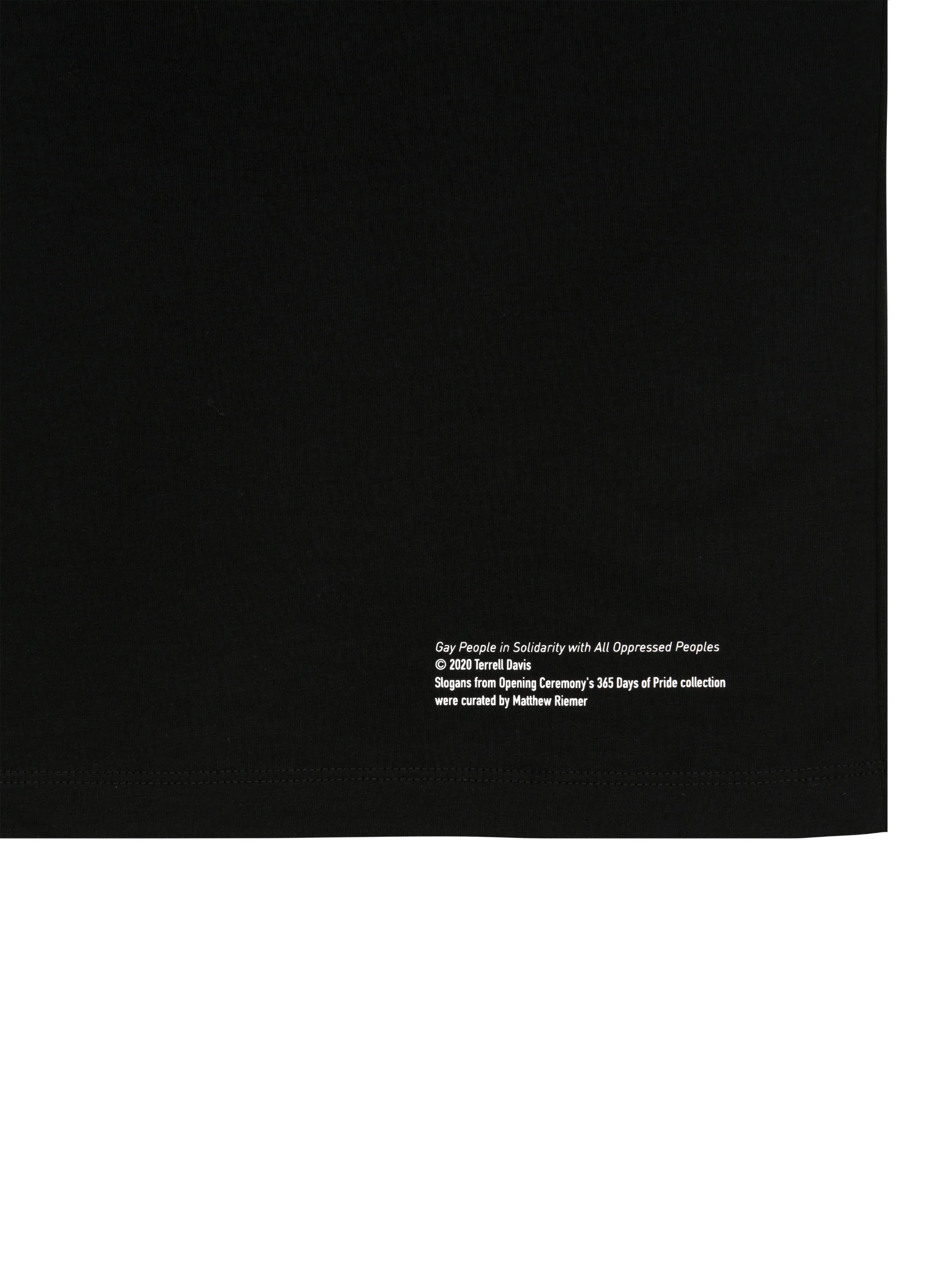 SOLIDARITY BLACK S/S T-SHIRT