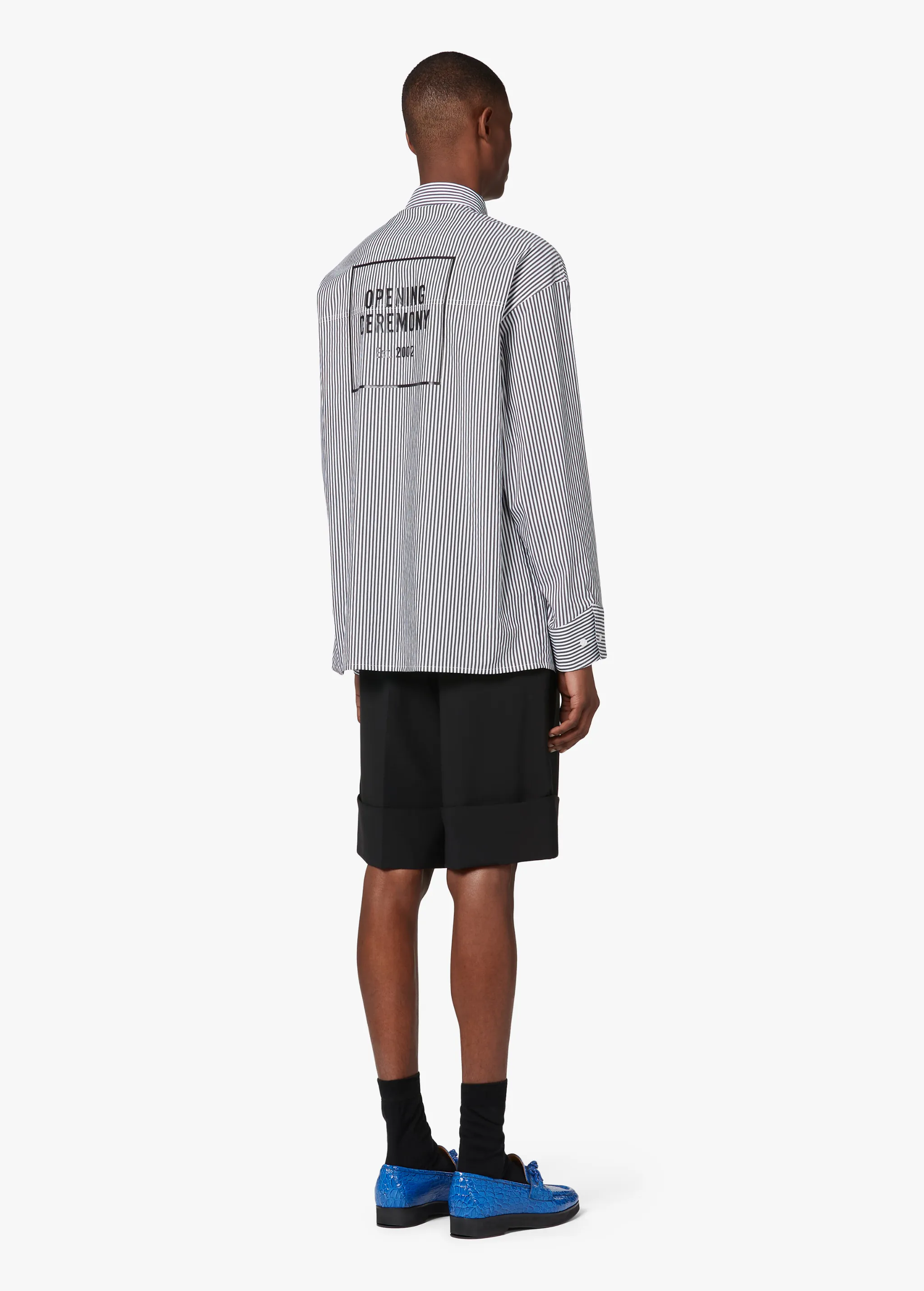 STRIPED LOGO SHIRT
