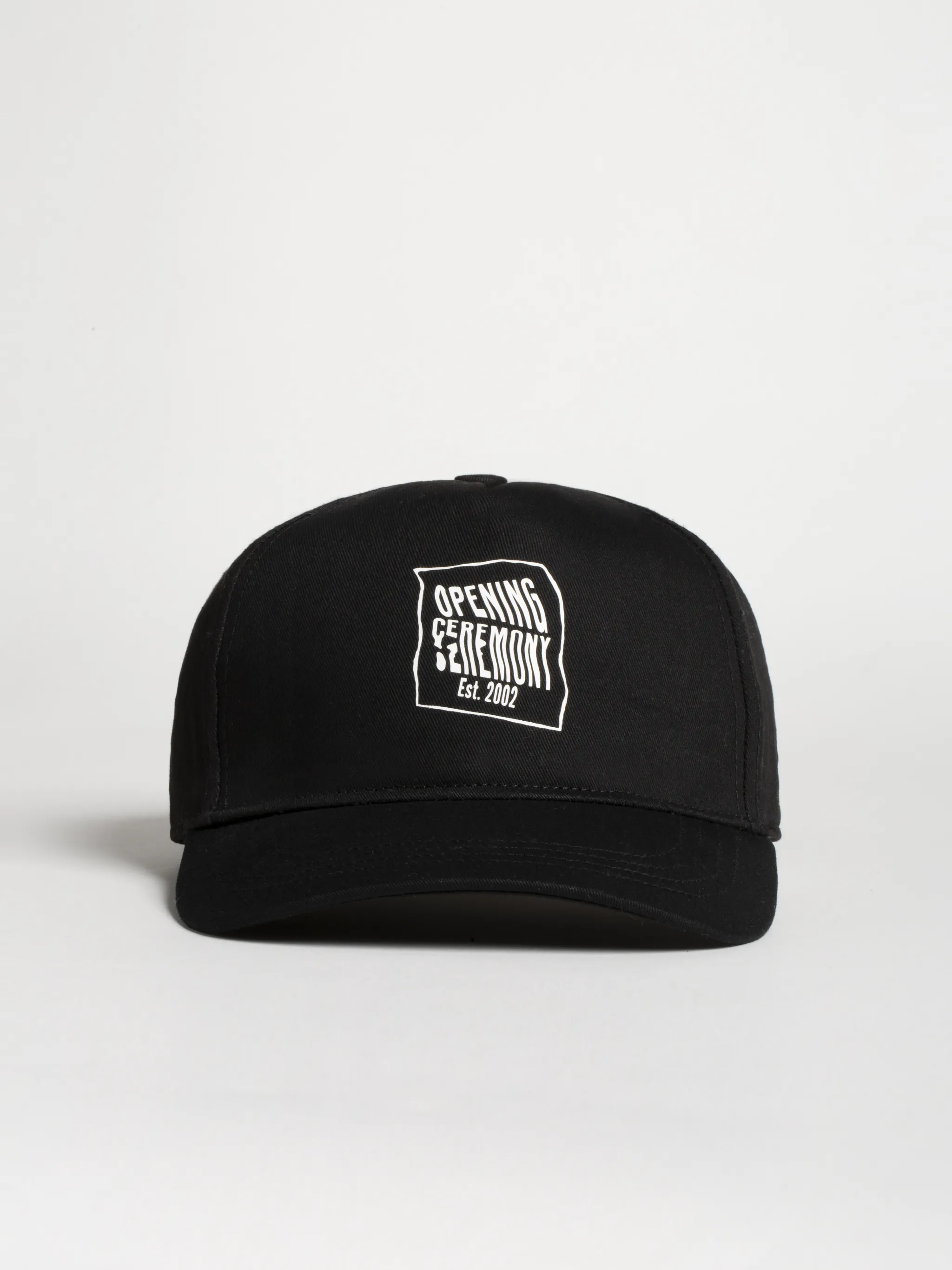 warped logo baseball cap