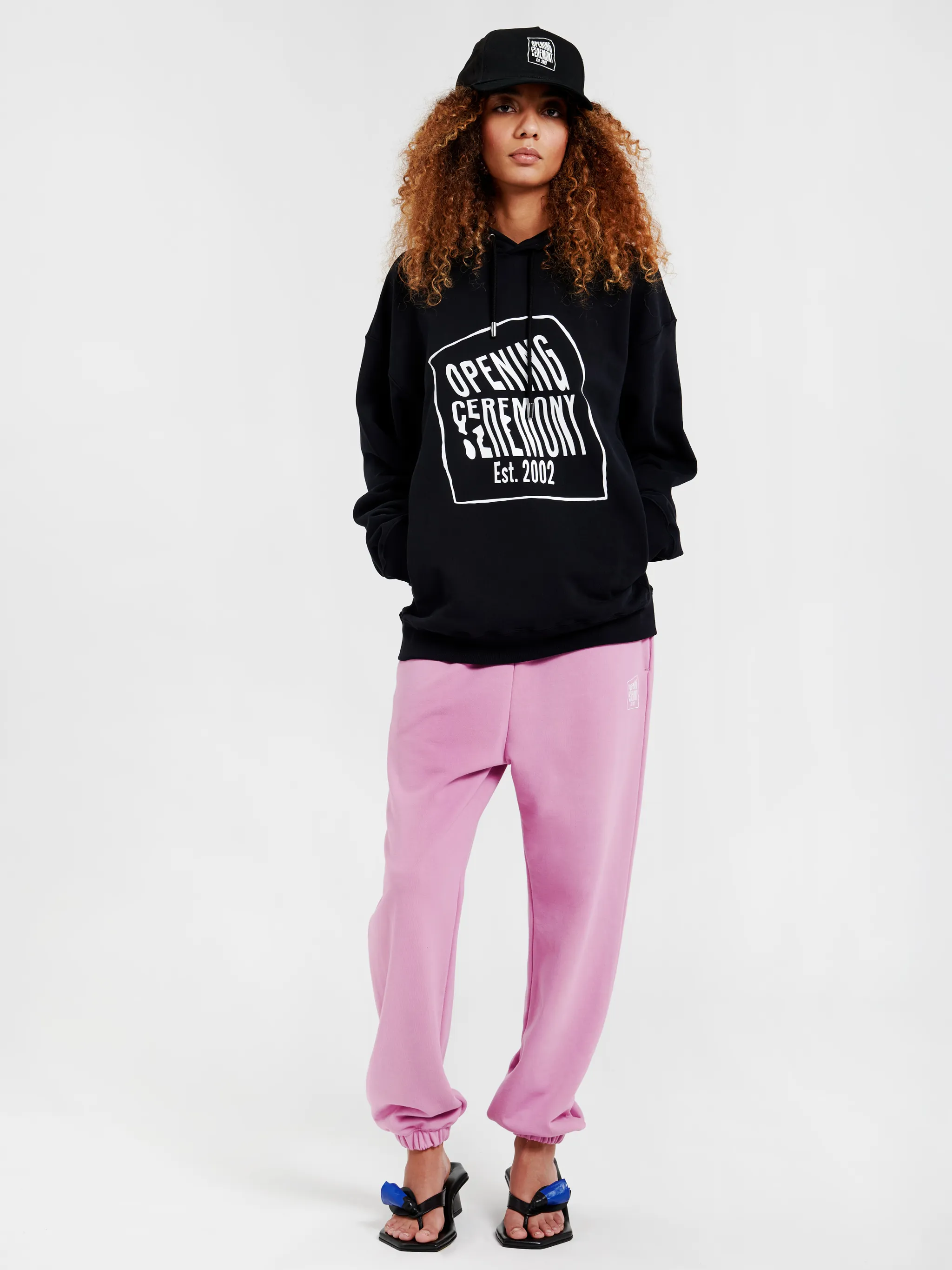 WARPED LOGO HOODIE