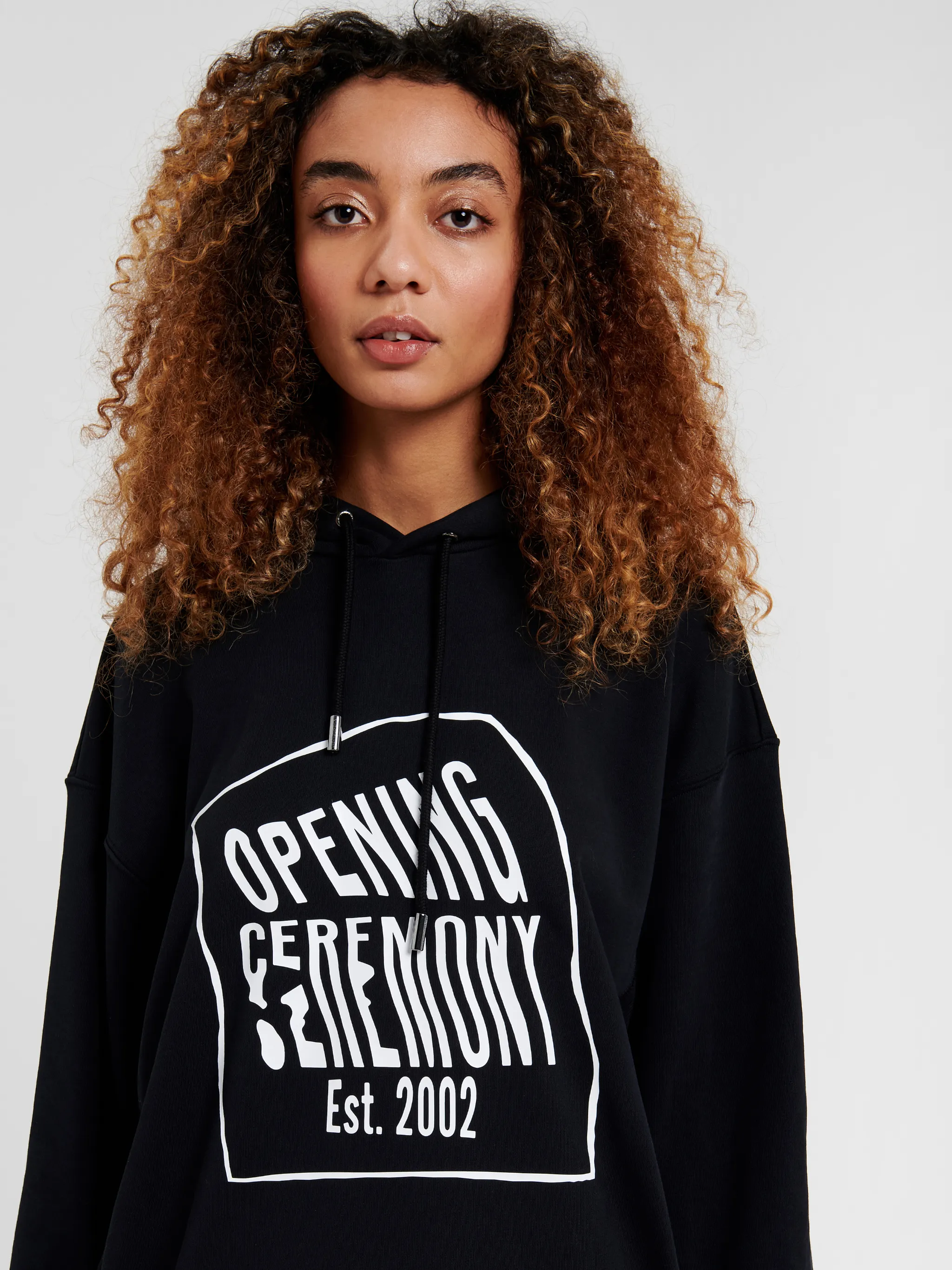WARPED LOGO HOODIE