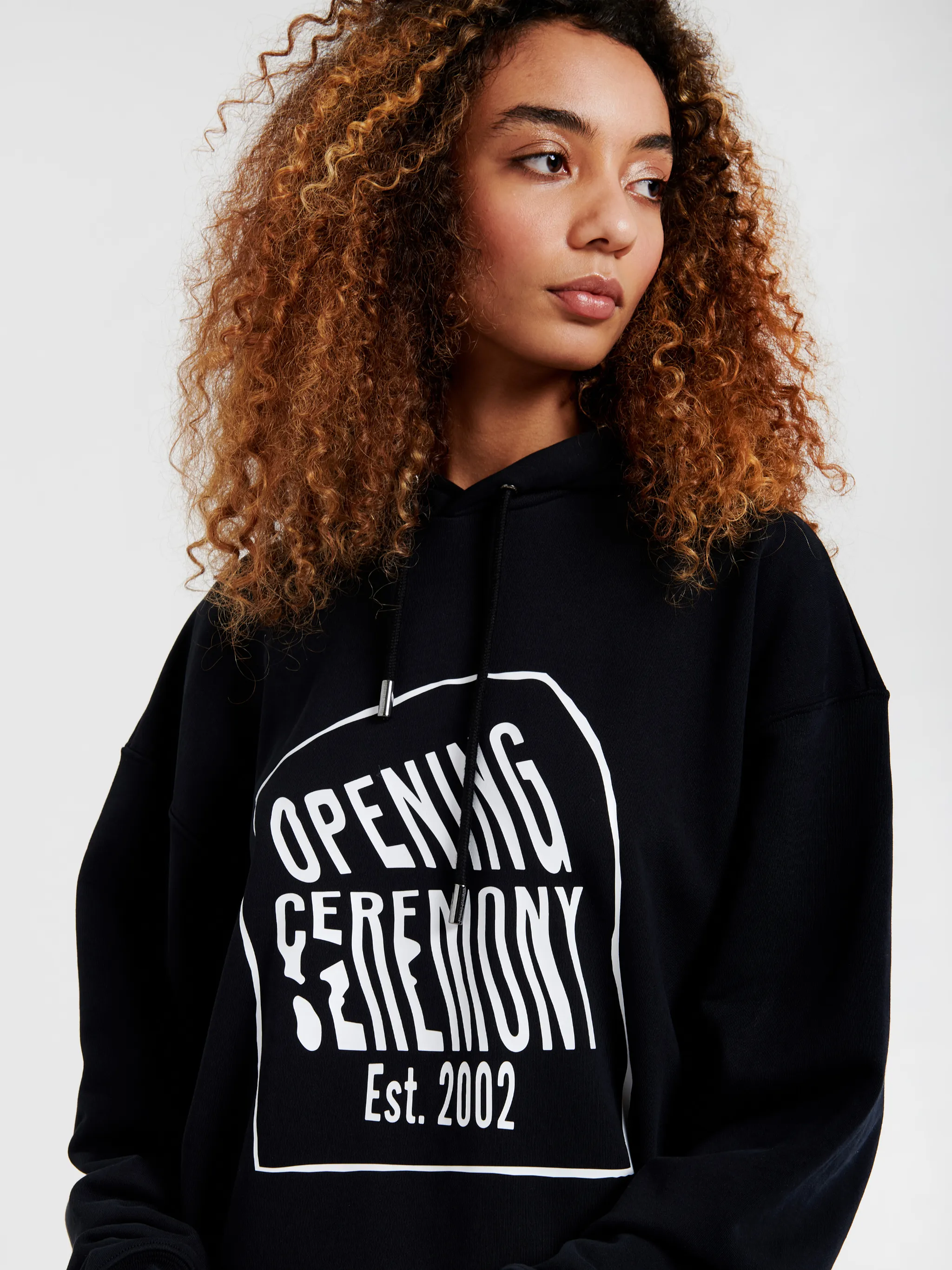 WARPED LOGO HOODIE