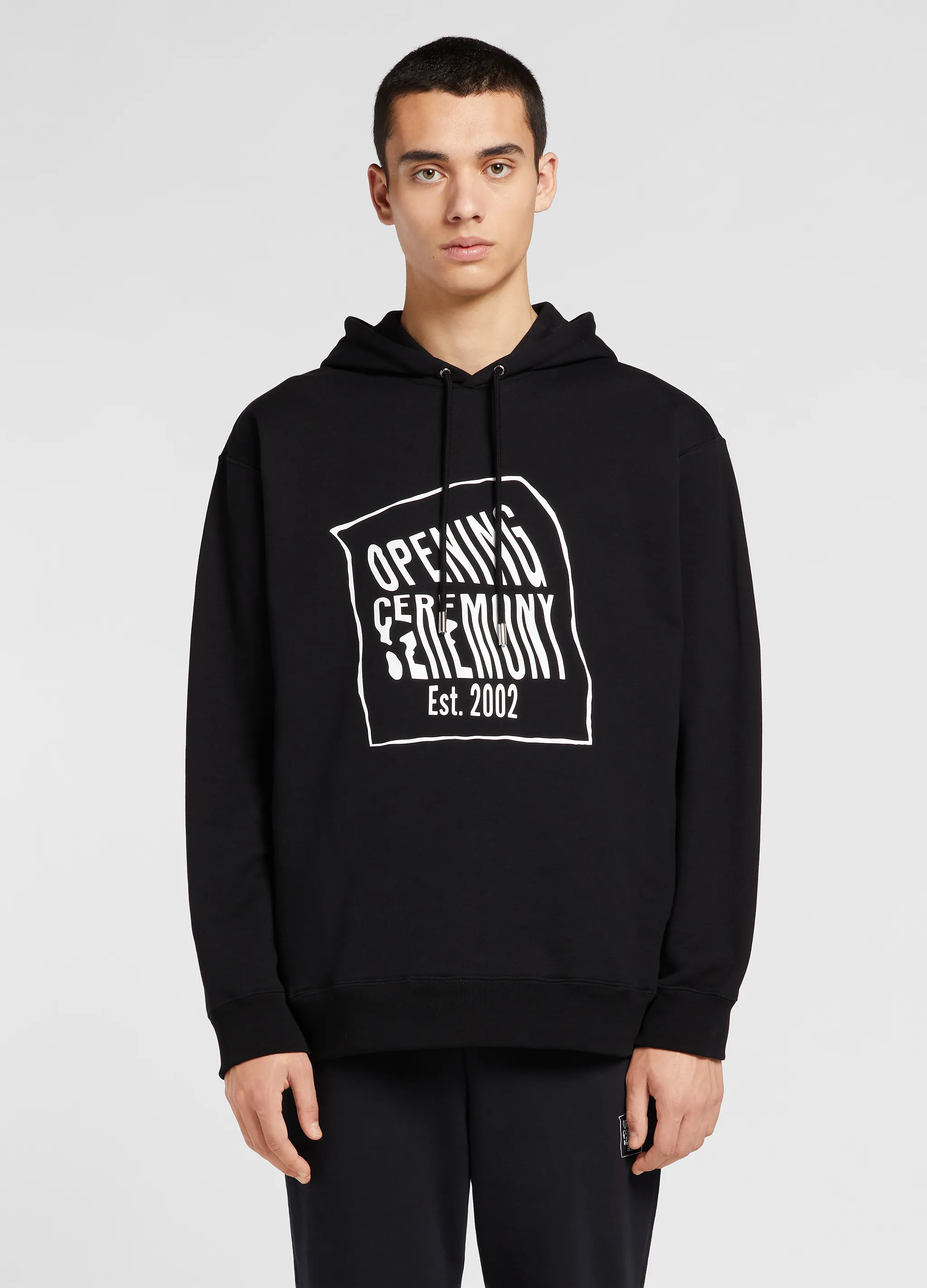 WARPED LOGO HOODIE
