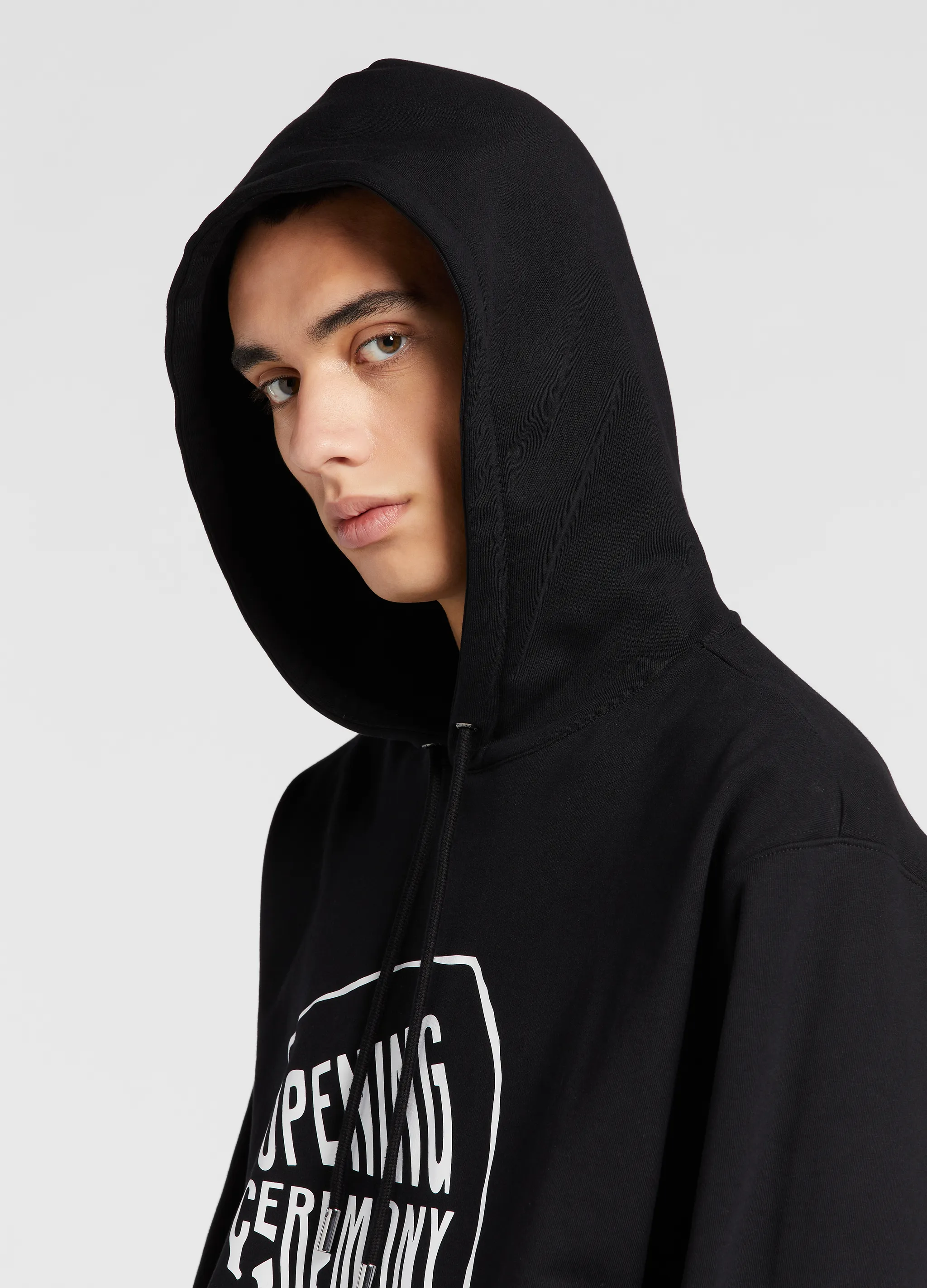 WARPED LOGO HOODIE