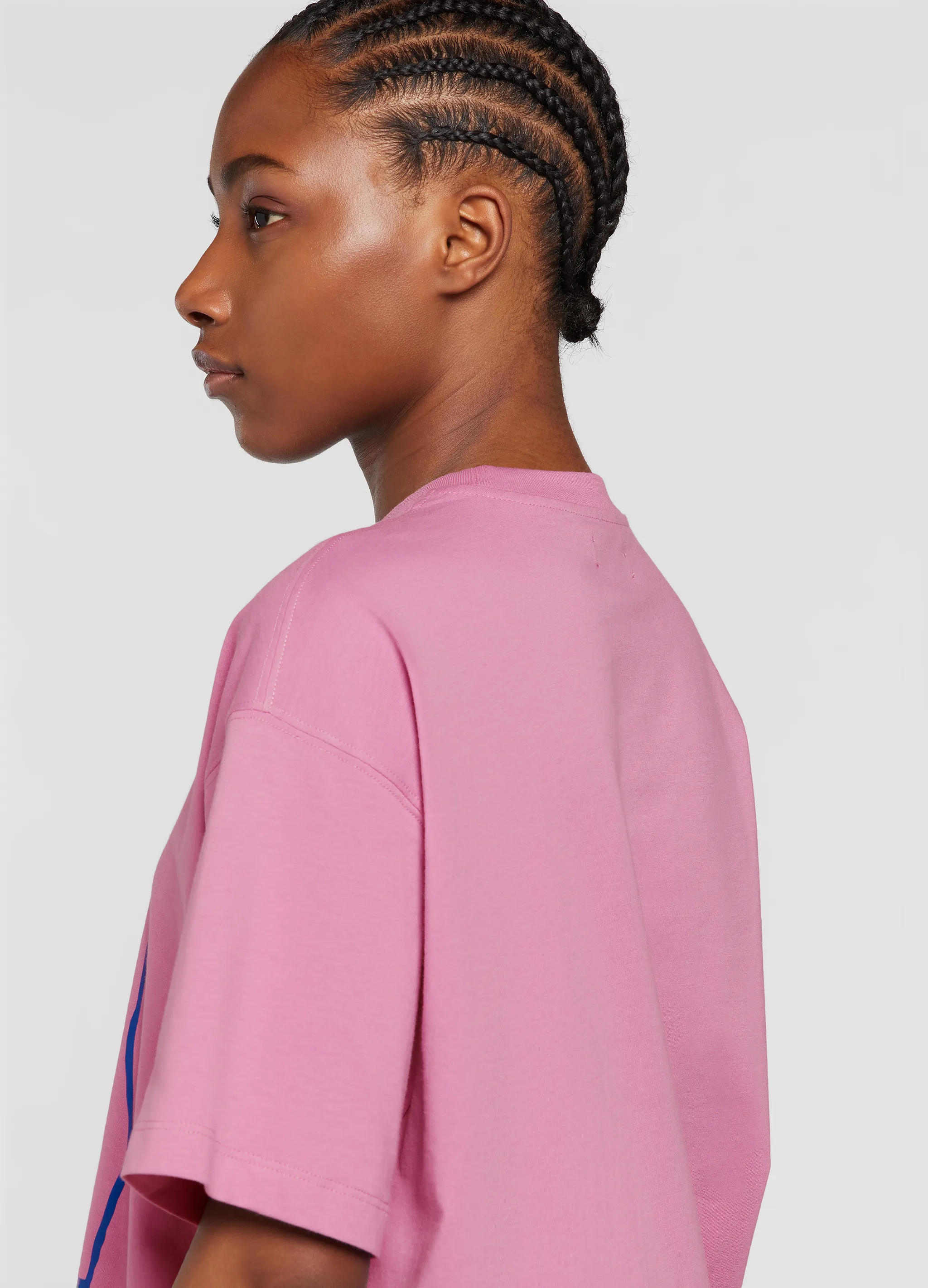 warped logo-print cotton T-shirt