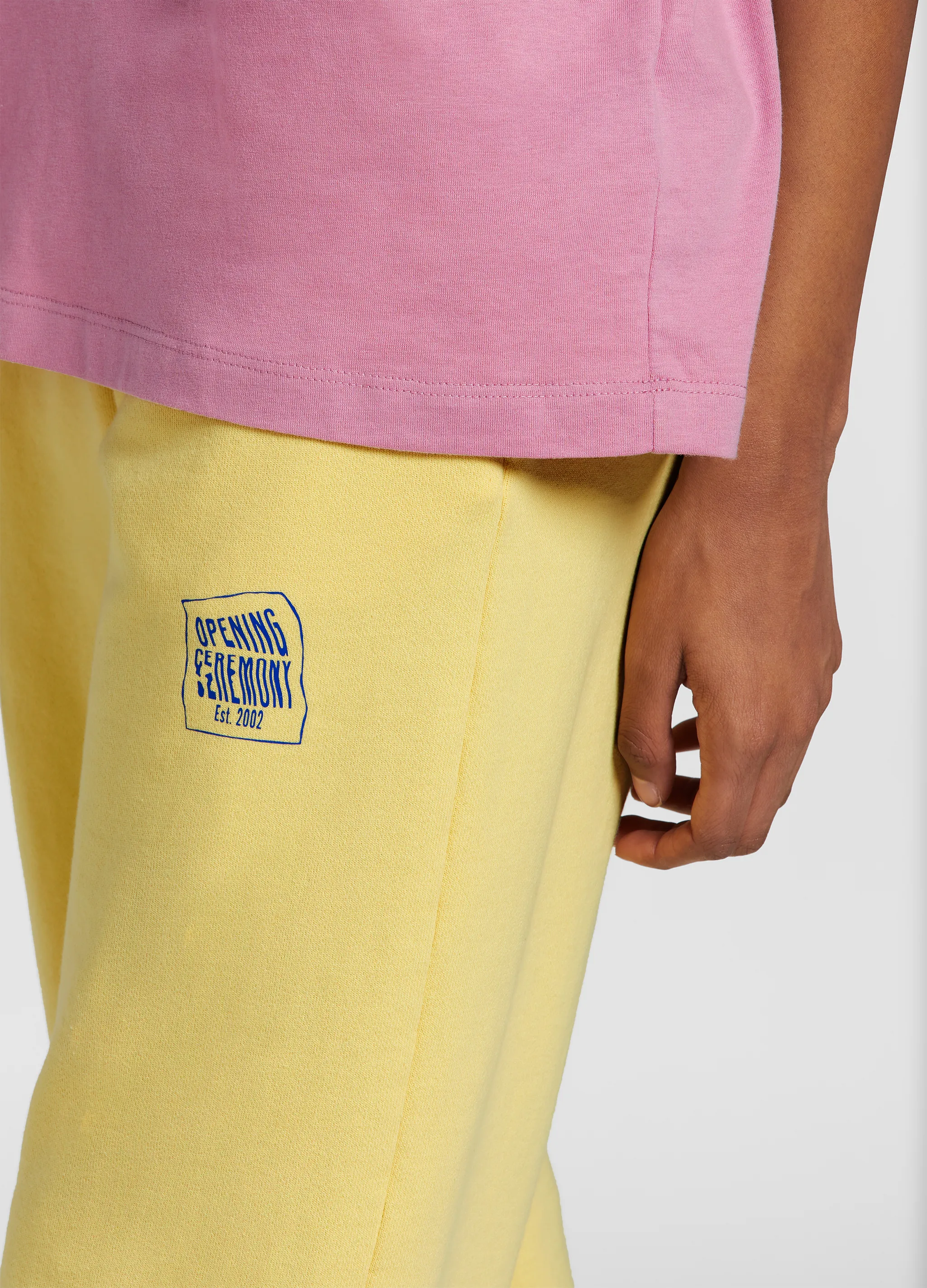 warped logo-print track pants