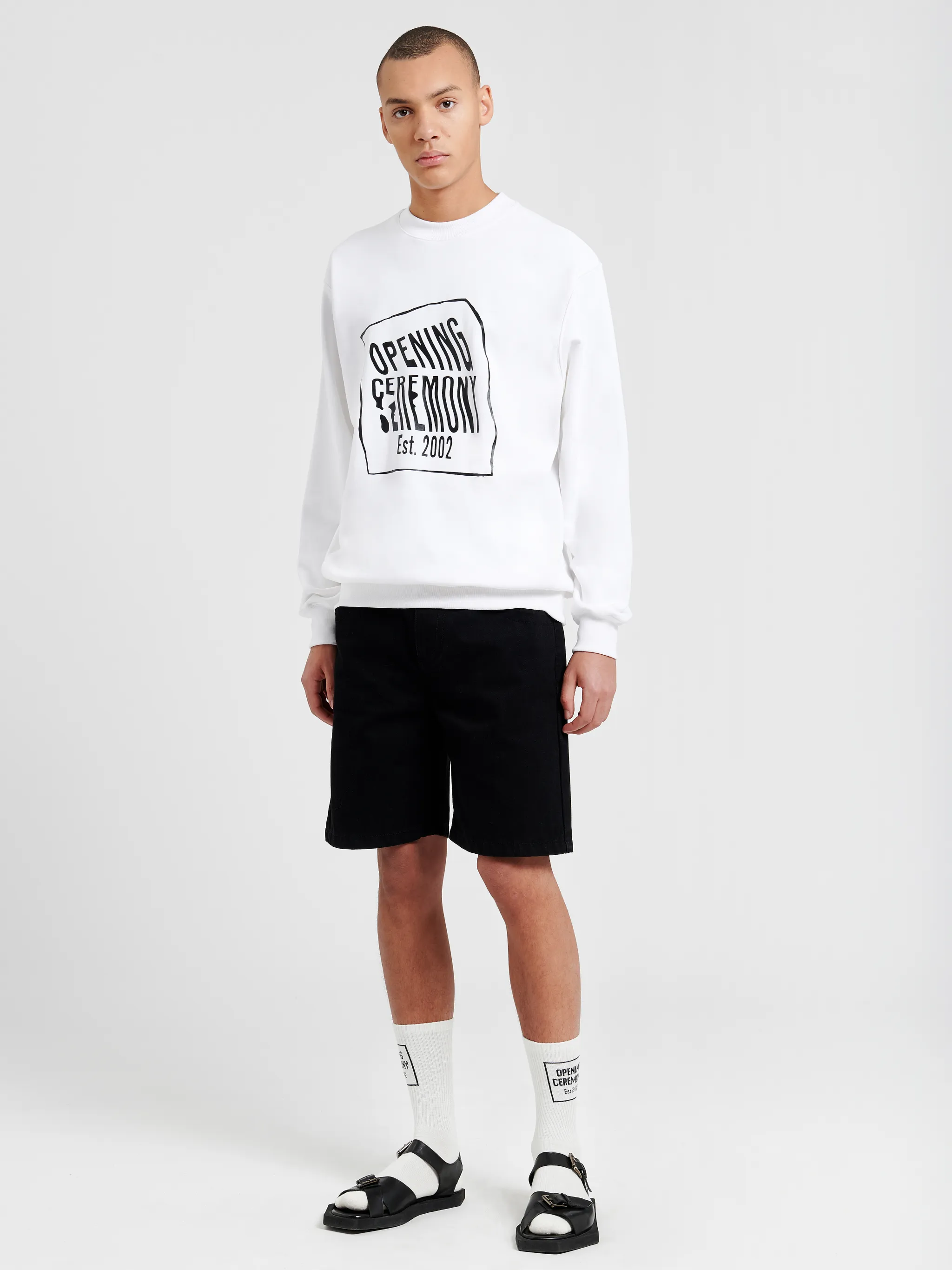WARPED LOGO SWEATSHIRT