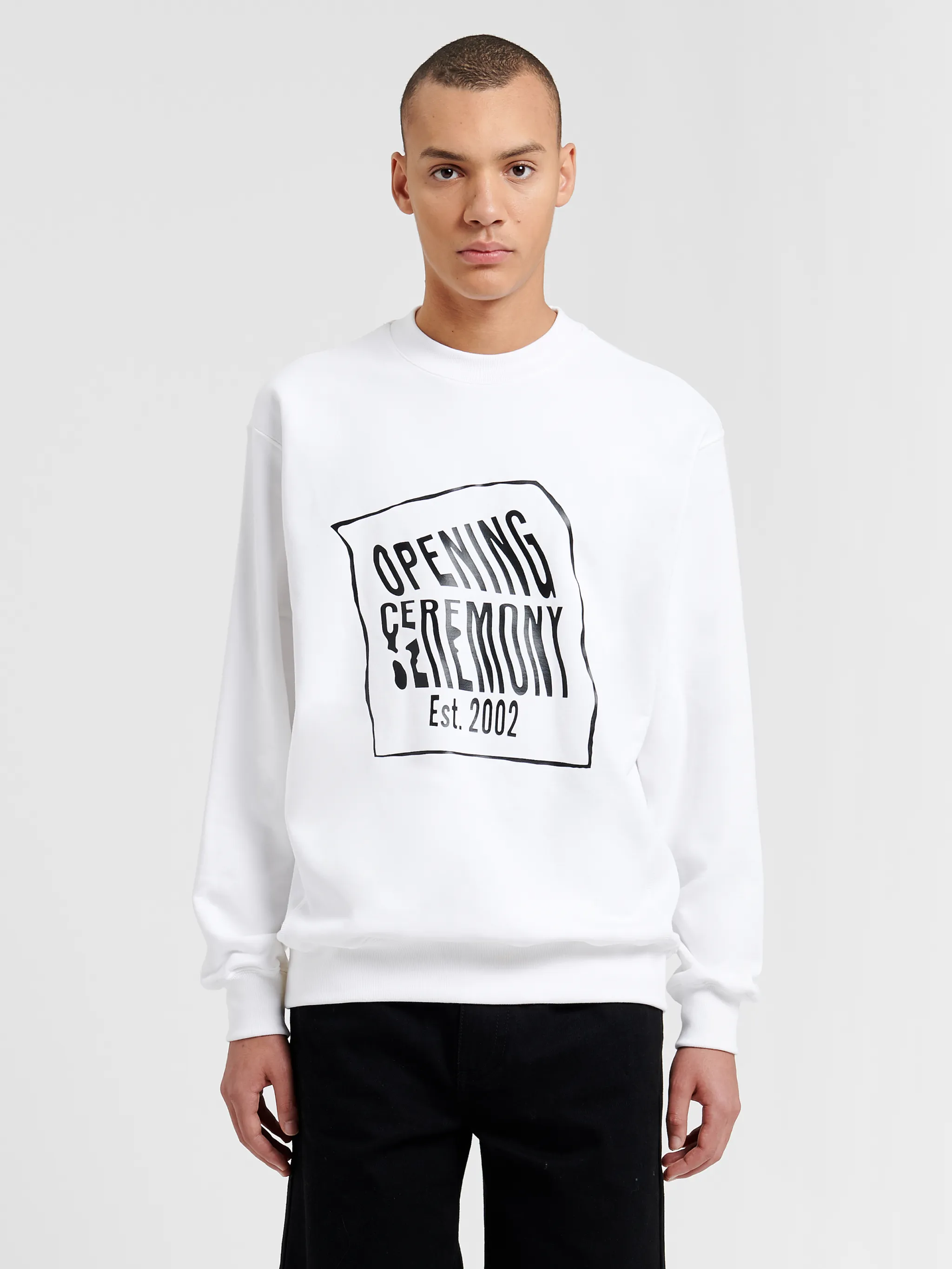 WARPED LOGO SWEATSHIRT
