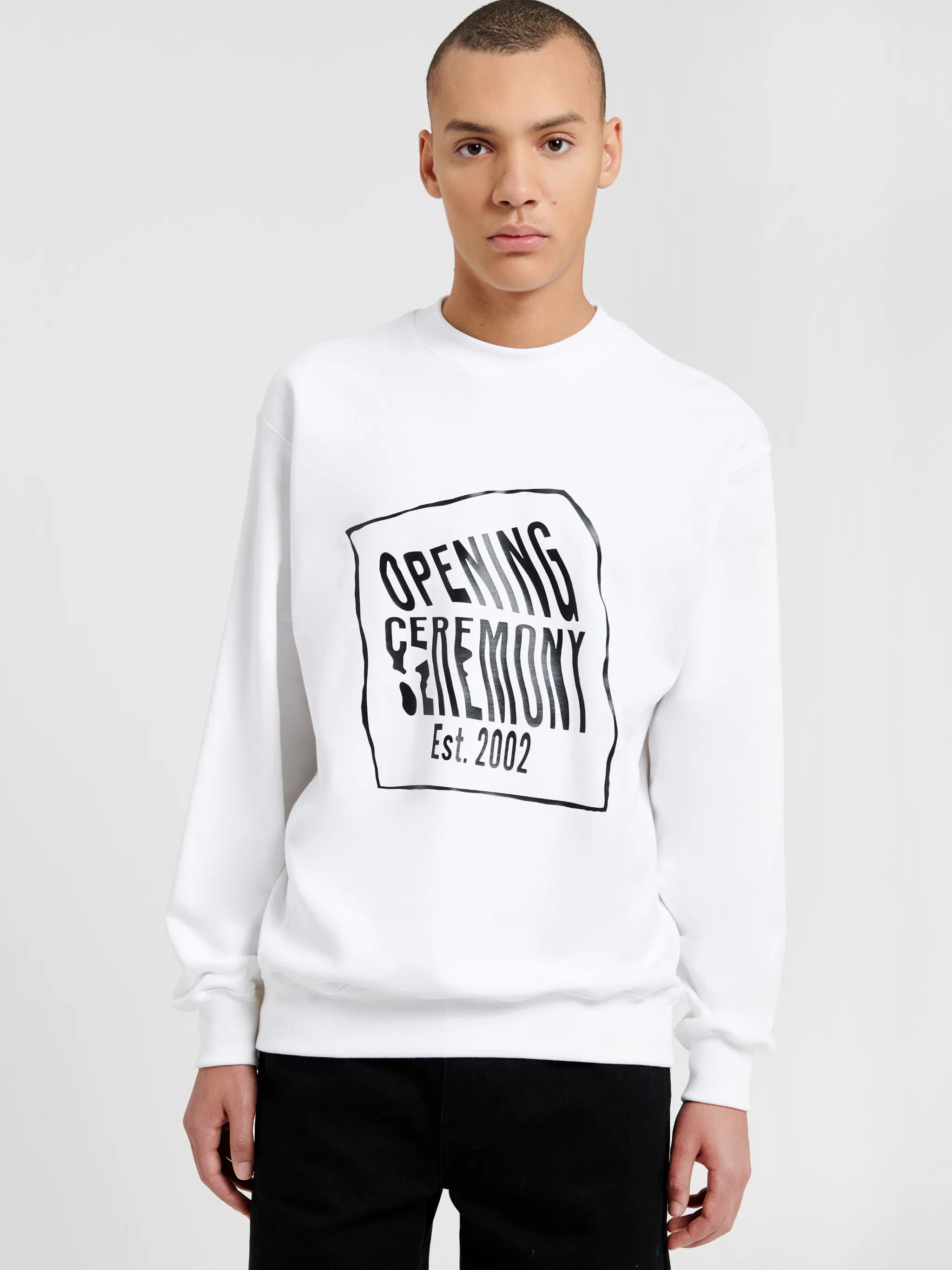 WARPED LOGO SWEATSHIRT