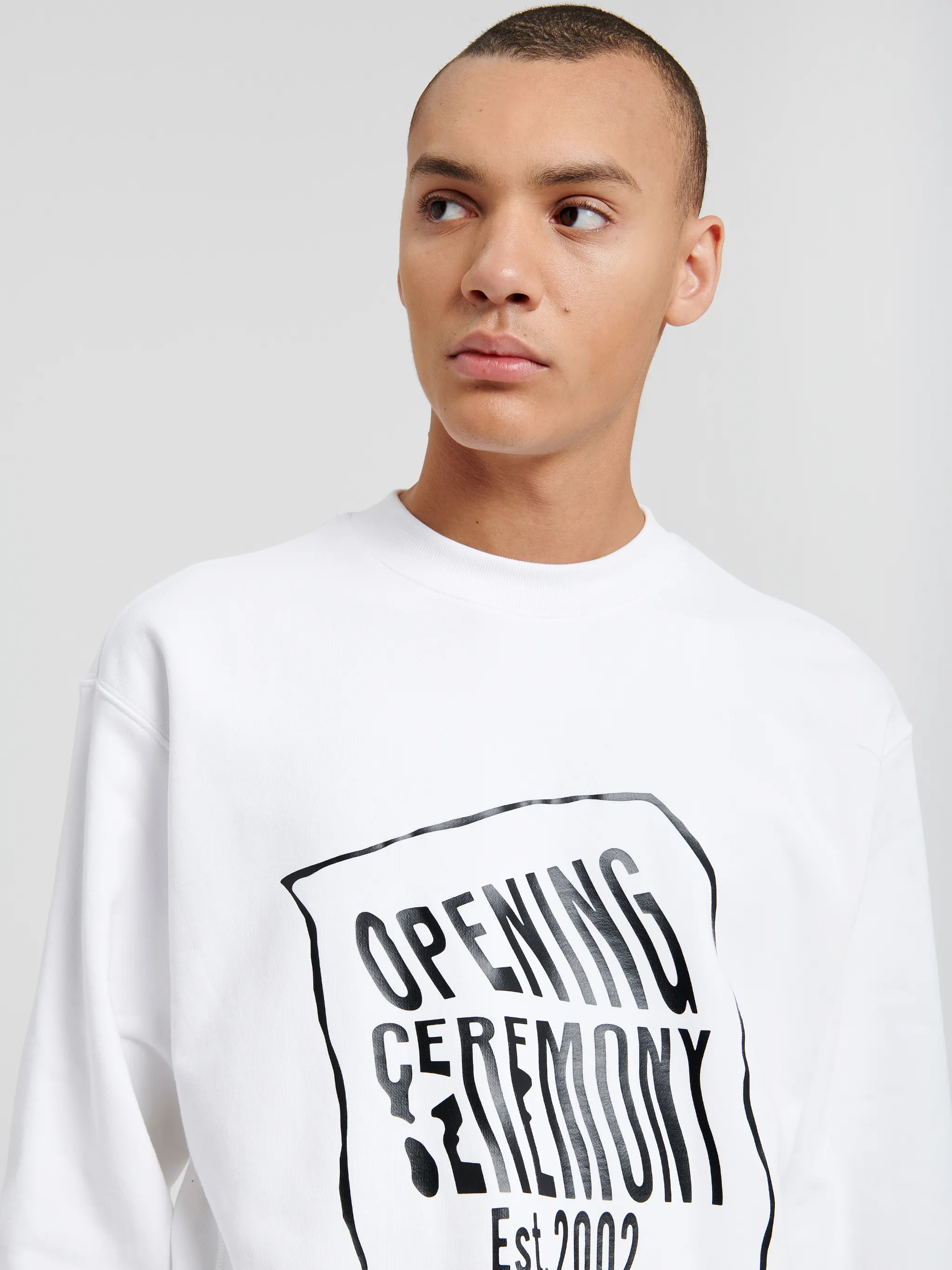WARPED LOGO SWEATSHIRT