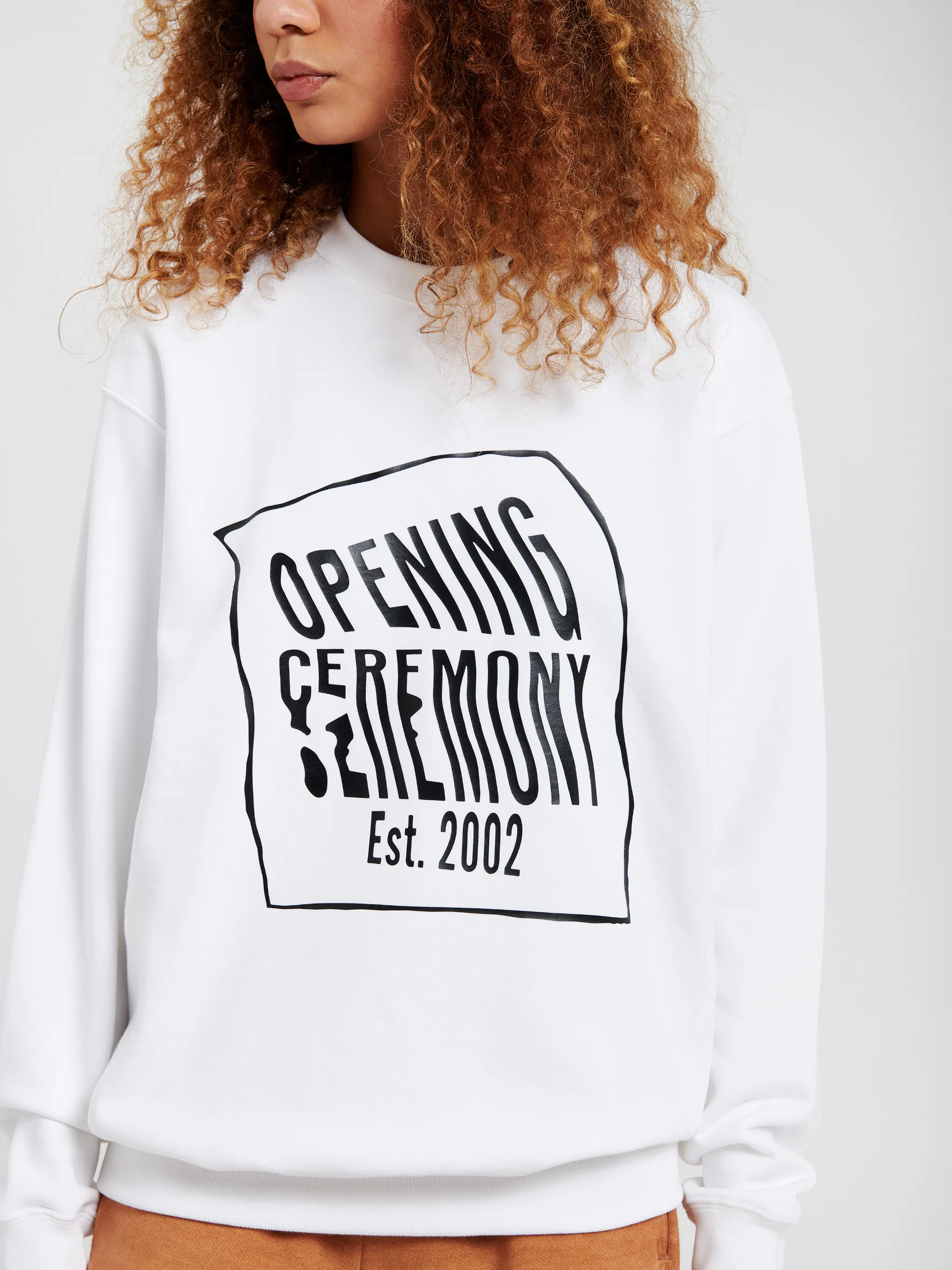 WARPED LOGO SWEATSHIRT