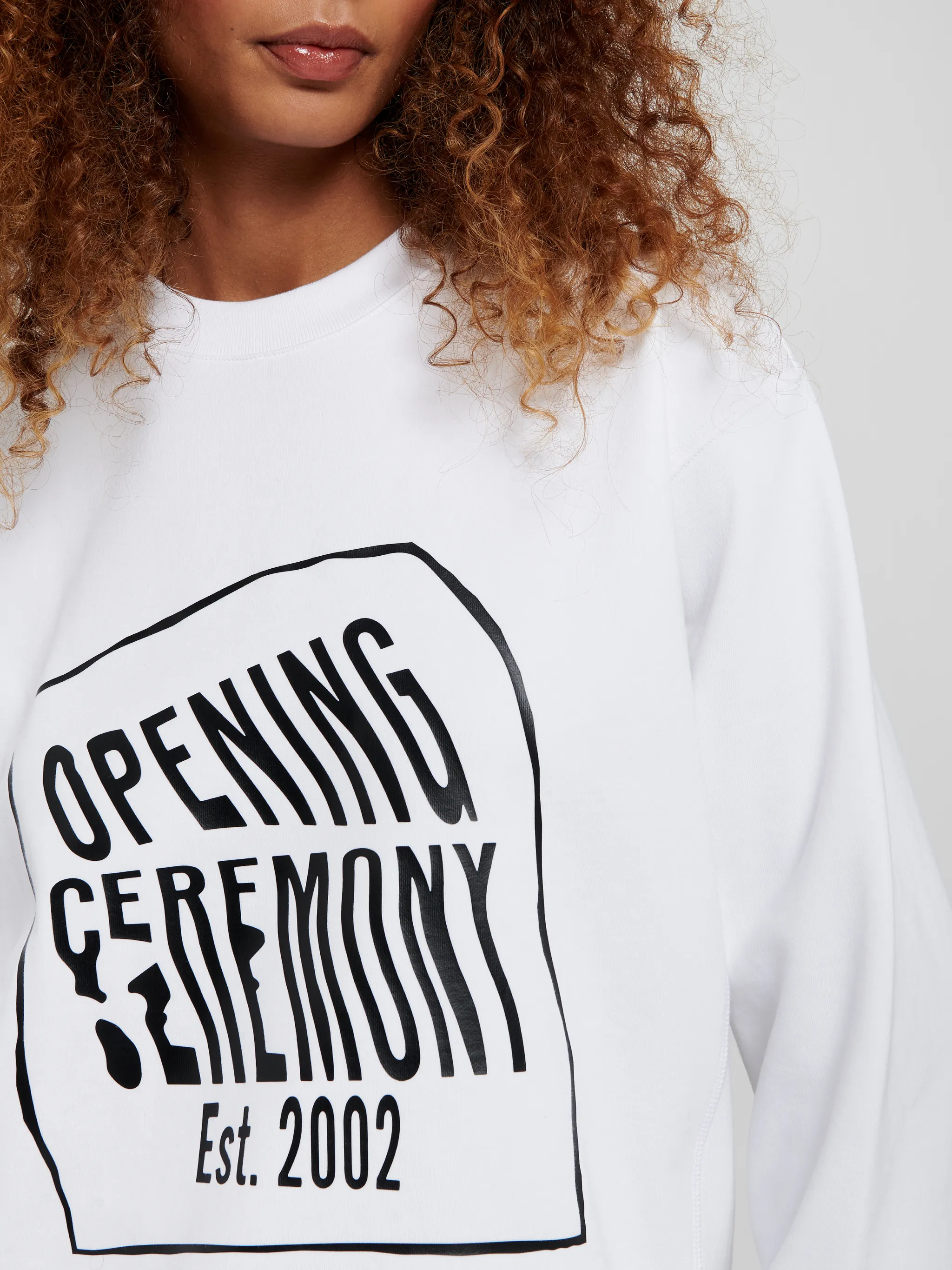 WARPED LOGO SWEATSHIRT
