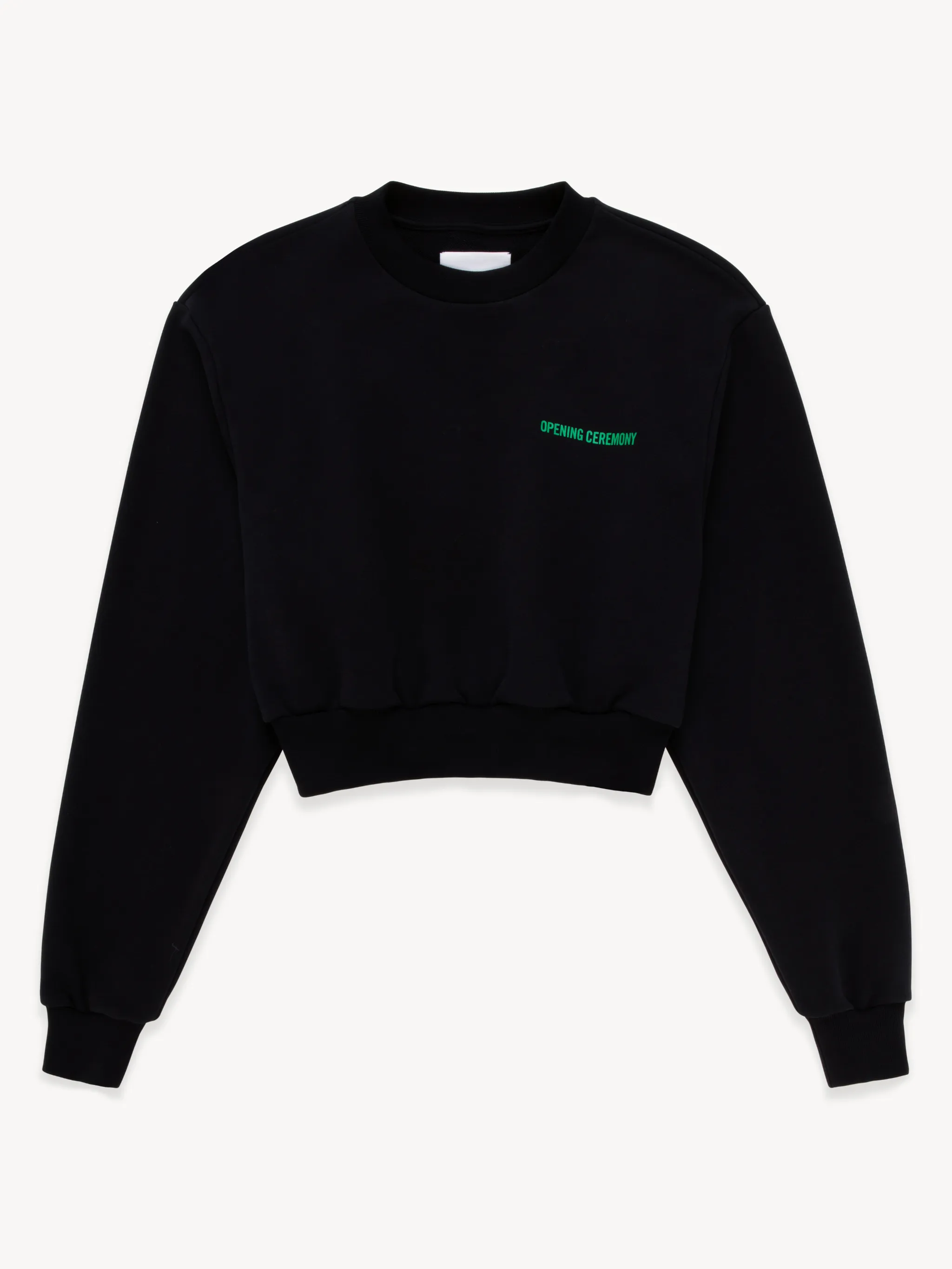 WORD TORCH CROPPED SWEATSHIRT