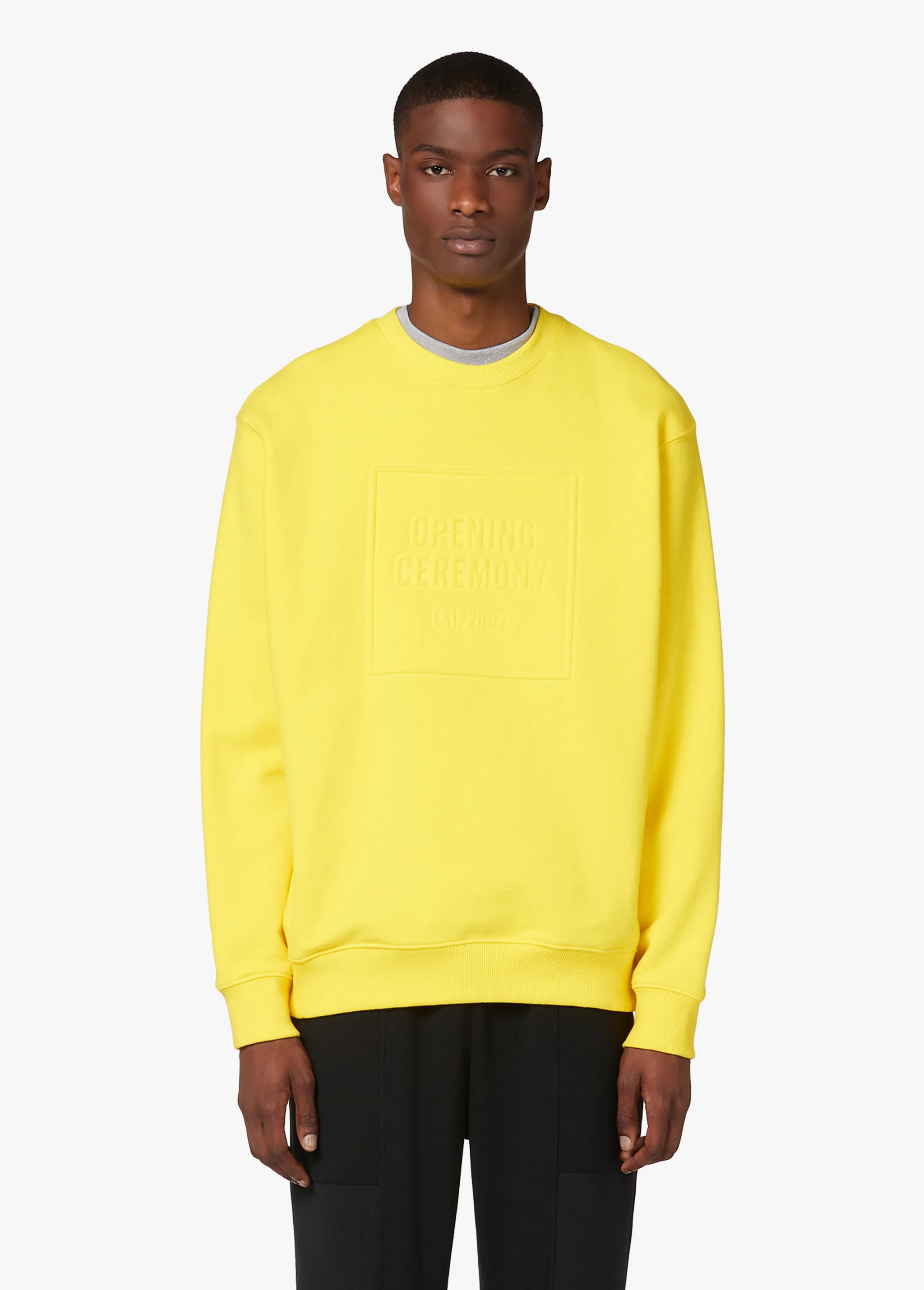 yellow box logo hoodie