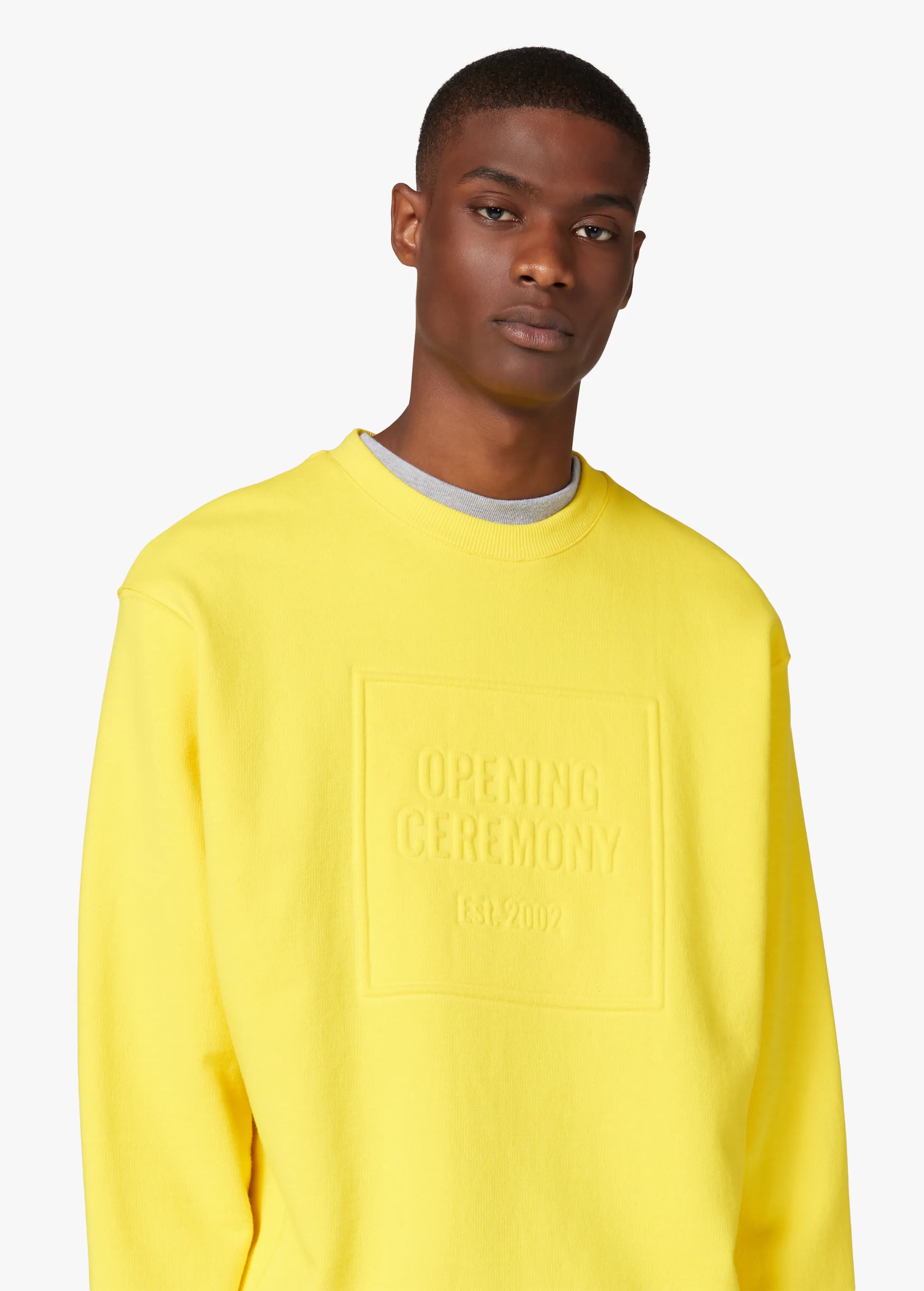 YELLOW BOX LOGO SWEATSHIRT
