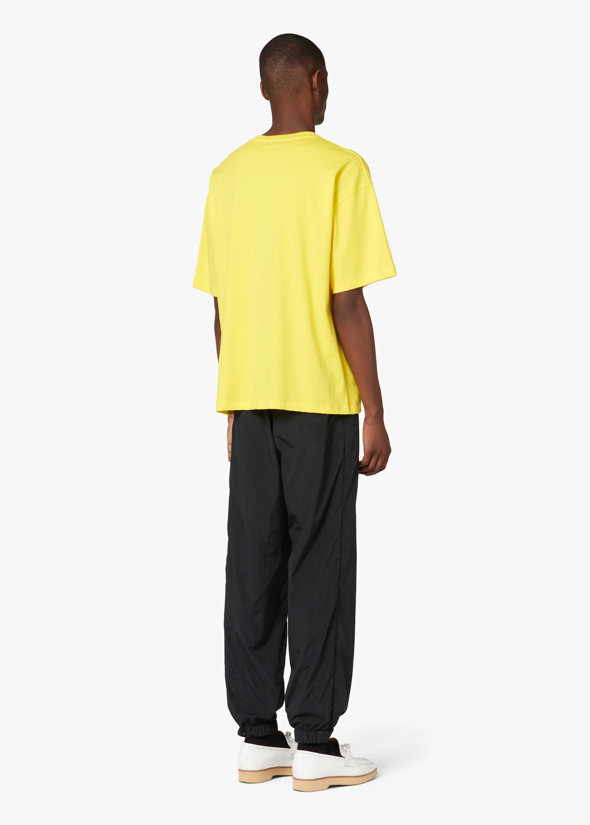 YELLOW EMBROIDERED T-SHIRT