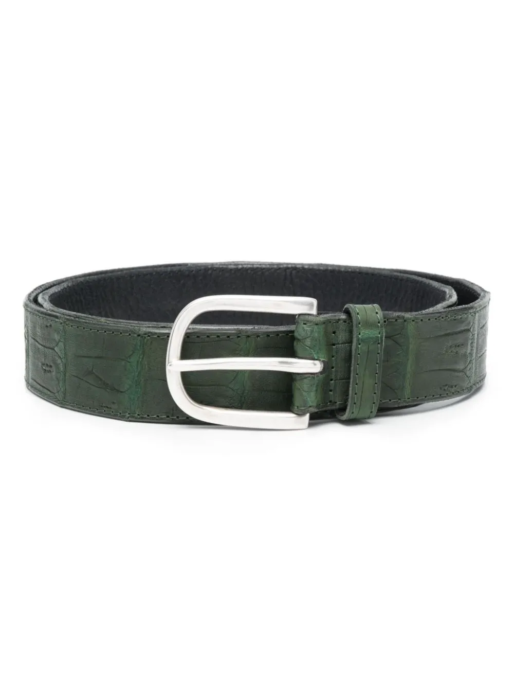 Orciani crocodile embossed-effect leather belt | Eraldo.com FR