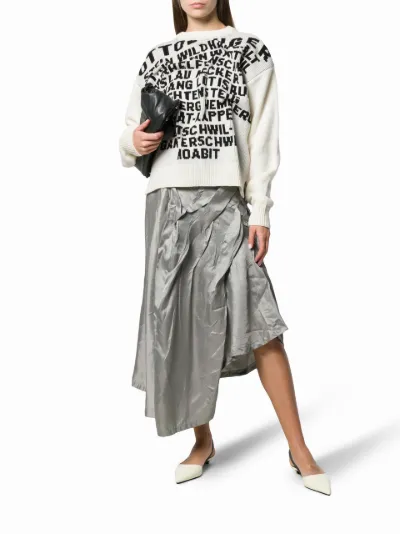 ottolinger alphabet knitted jumper
