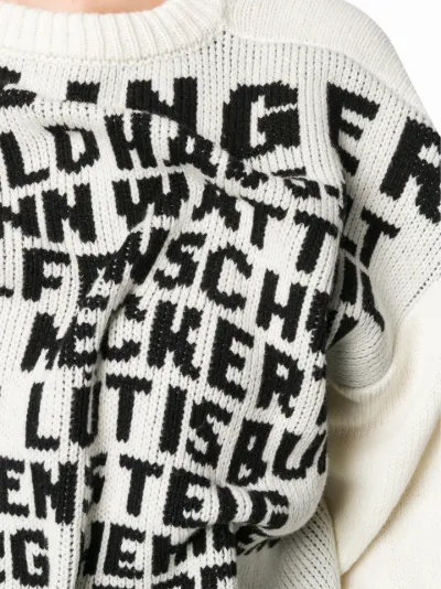 alphabet sweater