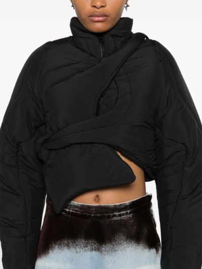 Asymmetric puffer jacket online