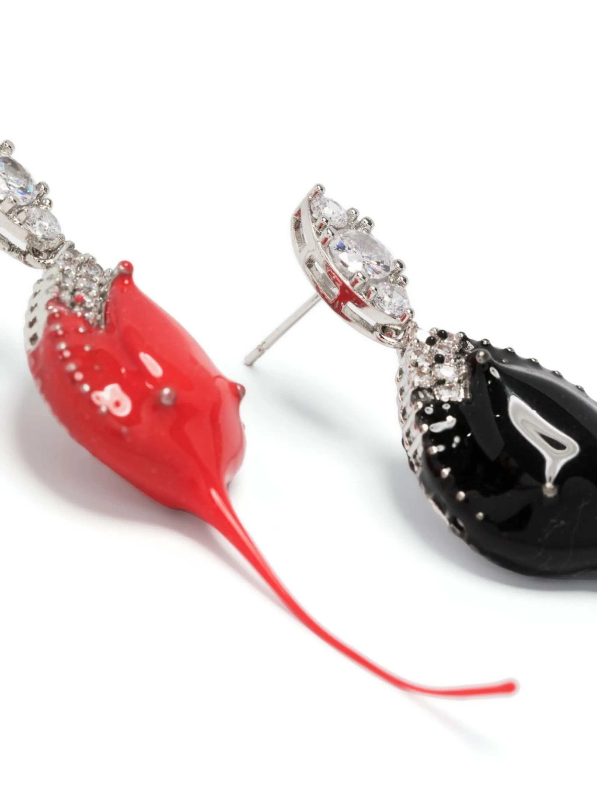 Ottolinger drip-effect crystal drop earrings | Eraldo.com FR