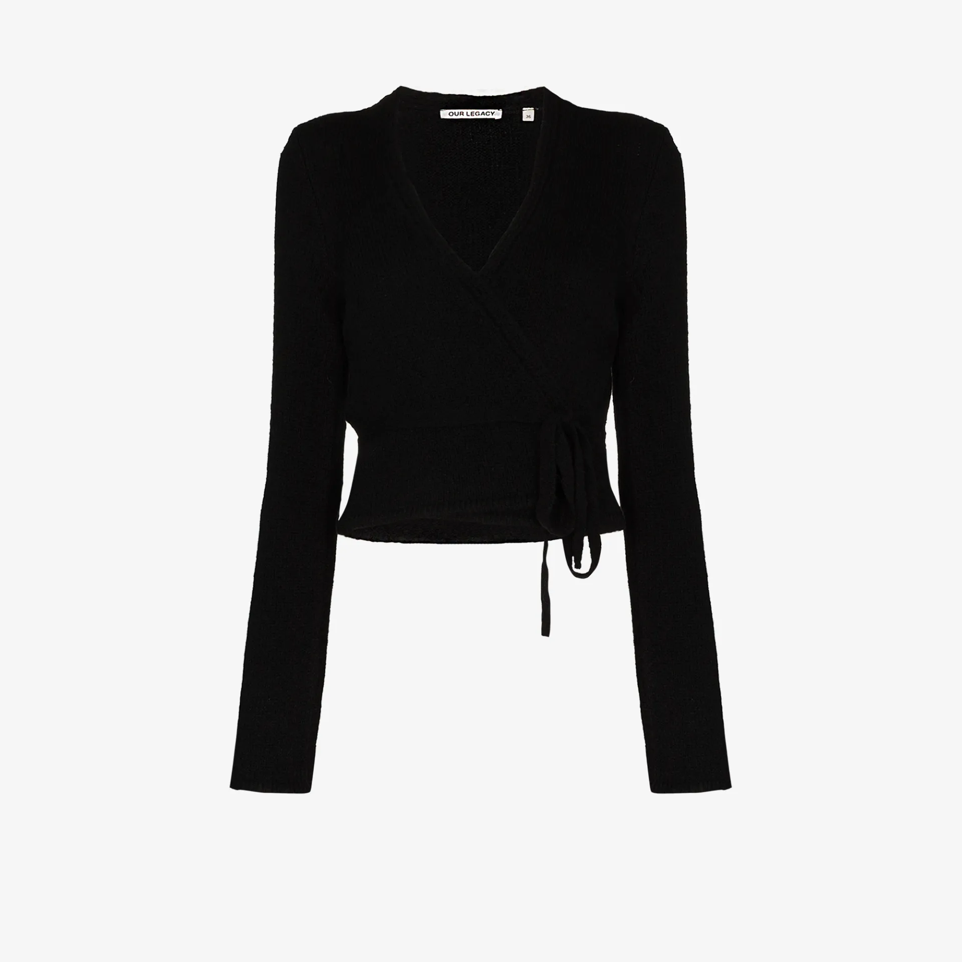 merino wool wrap sweater