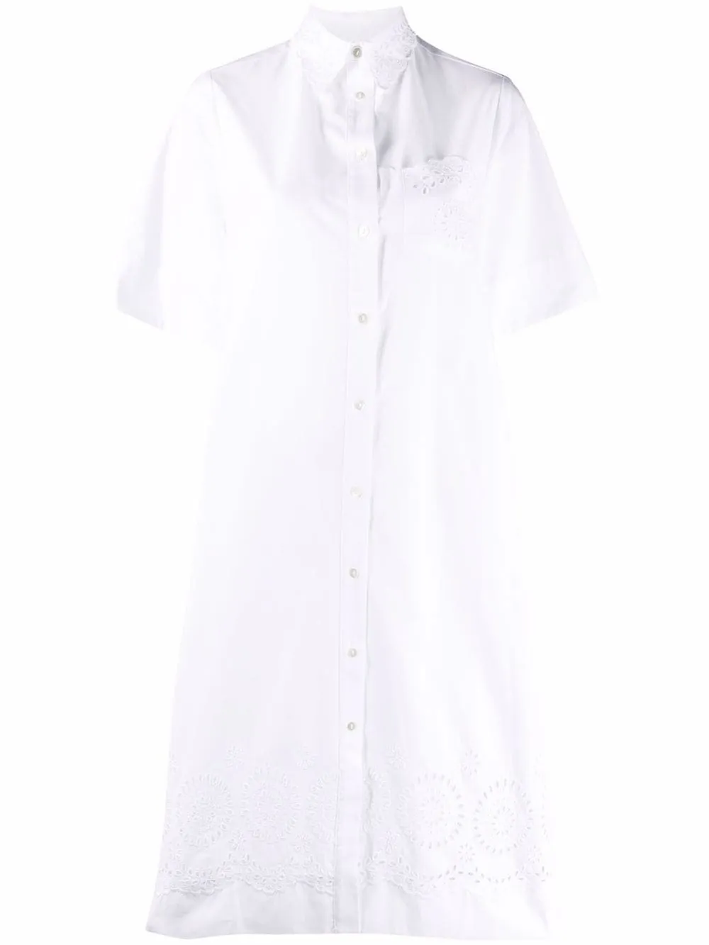white broderie anglaise shirt