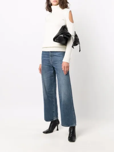 Cut Out Detail Wool Jumper P A R O S H Eraldo Com