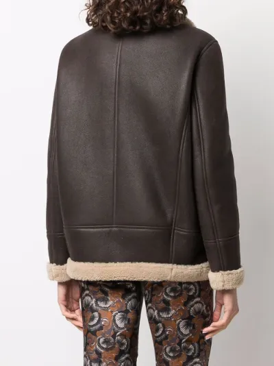 mackage minna shearling jacket