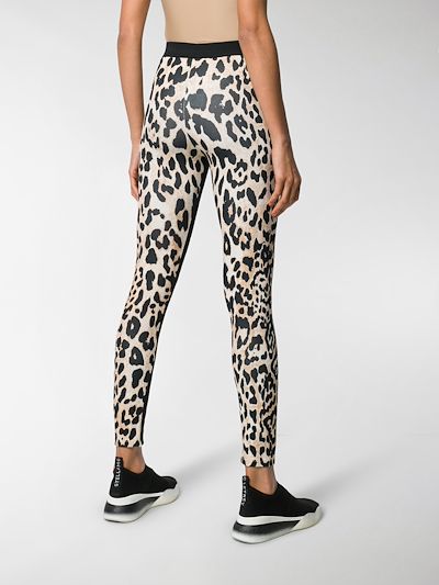 Paco Rabanne Leggings leopardati marrone | MODES
