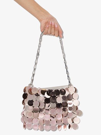 Paco Rabanne Pink 1969 Sparkle Disc Bag Browns Paco Rabanne Pink 1969 Sparkle Disc Bag