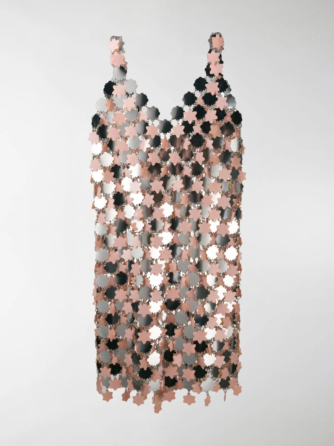 paco rabanne silver dress