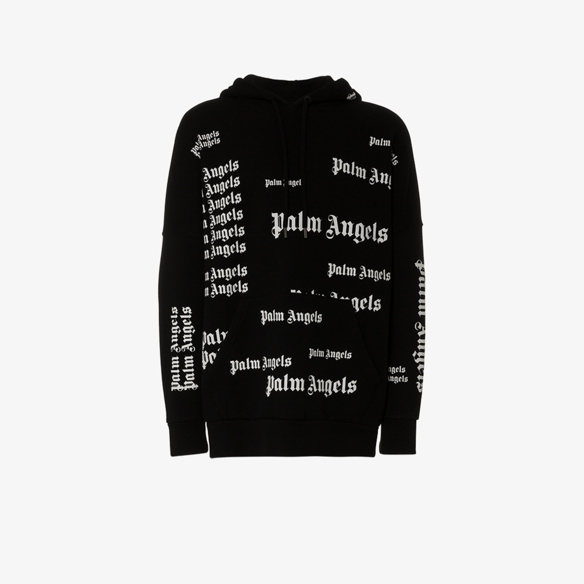 palm angels all over logo hoodie