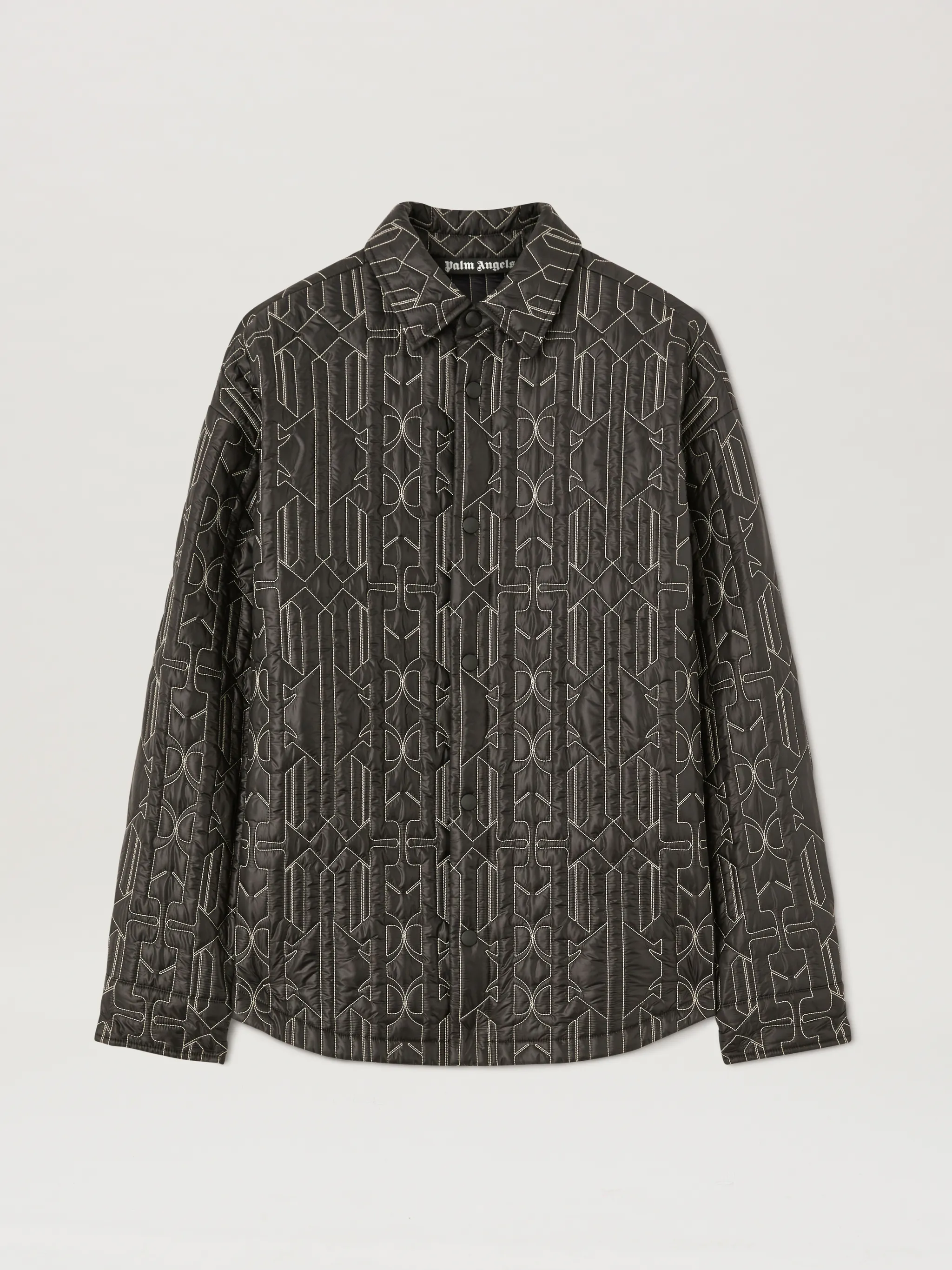 Allover Monogram Quilted Overshirt