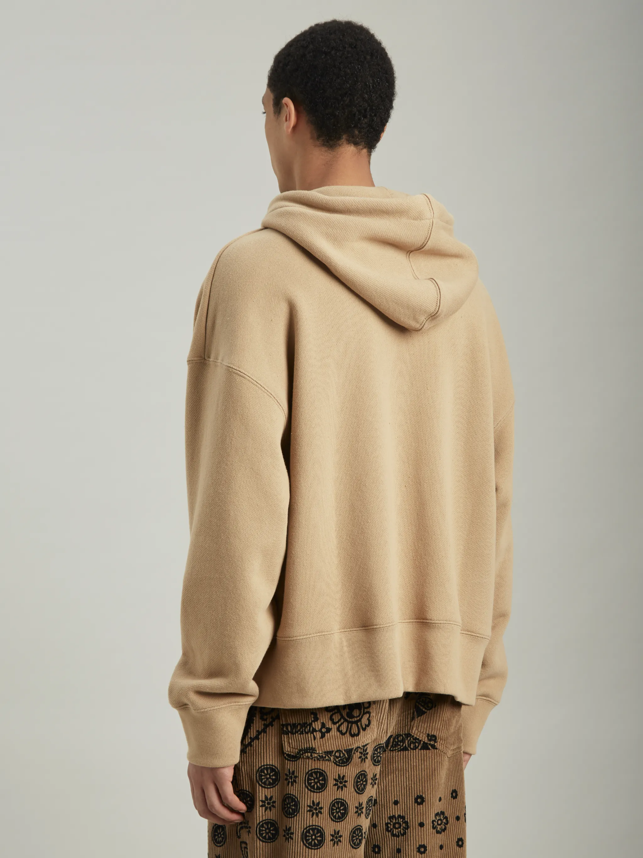 Palm angels beige online hoodie