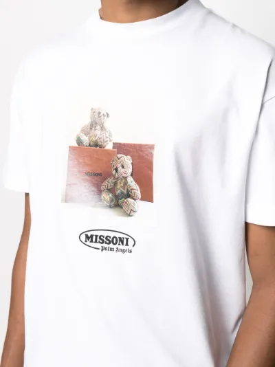 Palm Angels Bear print short-sleeve T 