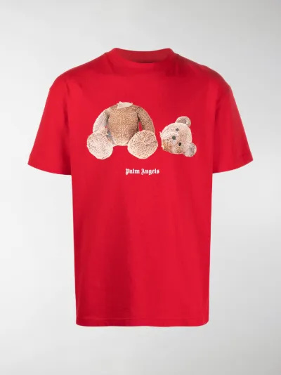 palm angels bear print