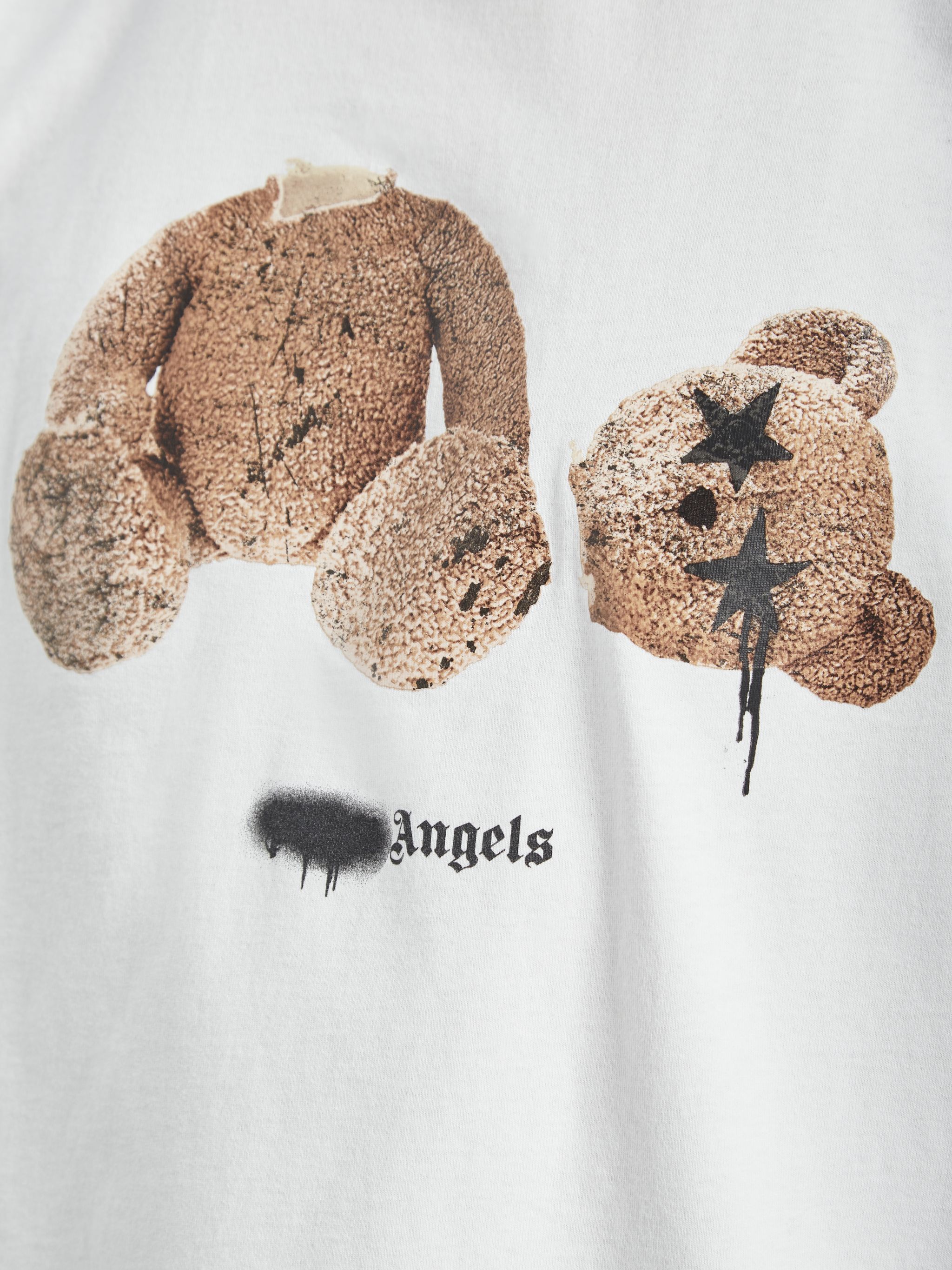 BEAR PRINT T-SHIRT In White - Palm Angels® Official