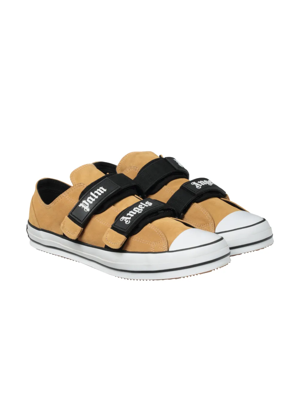 palm angels white logo vulcanized sneakers
