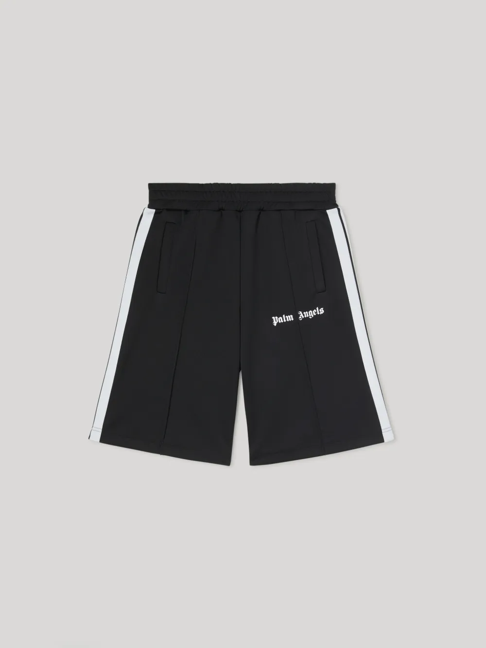 BLACK TRACK SHORTS - Palm Angels® Official