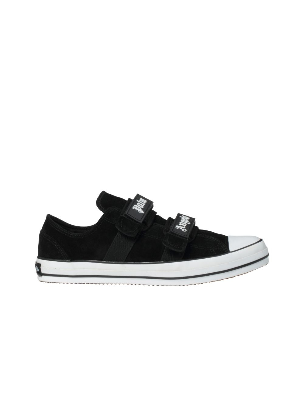 BLACK VULCANIZED SNEAKERS in black - Palm Angels® Official